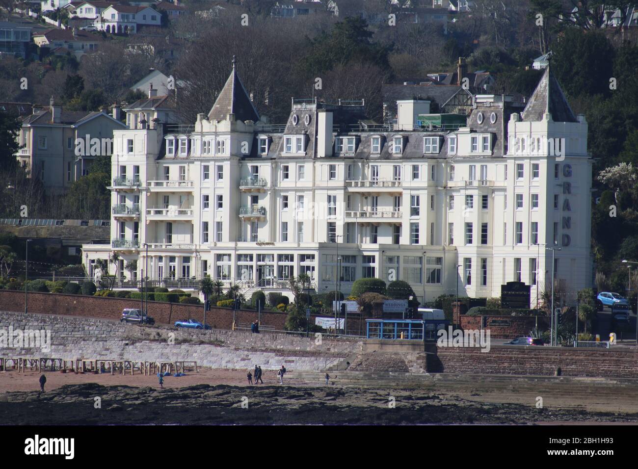 Torquay Grand hotel Stock Photo