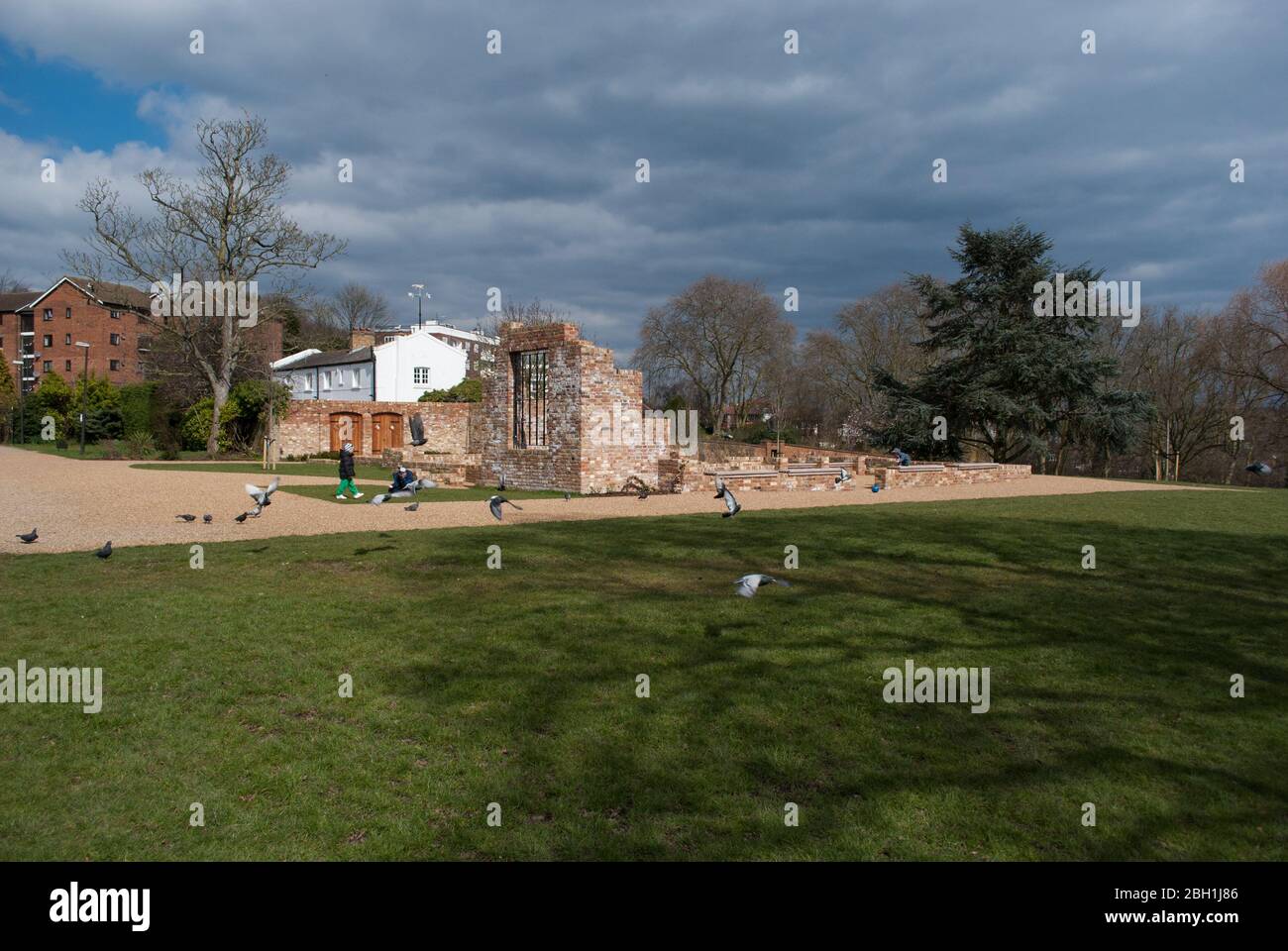 Brick Ruins Mark Twains House Gladstone Park, Dollis Hill Lane