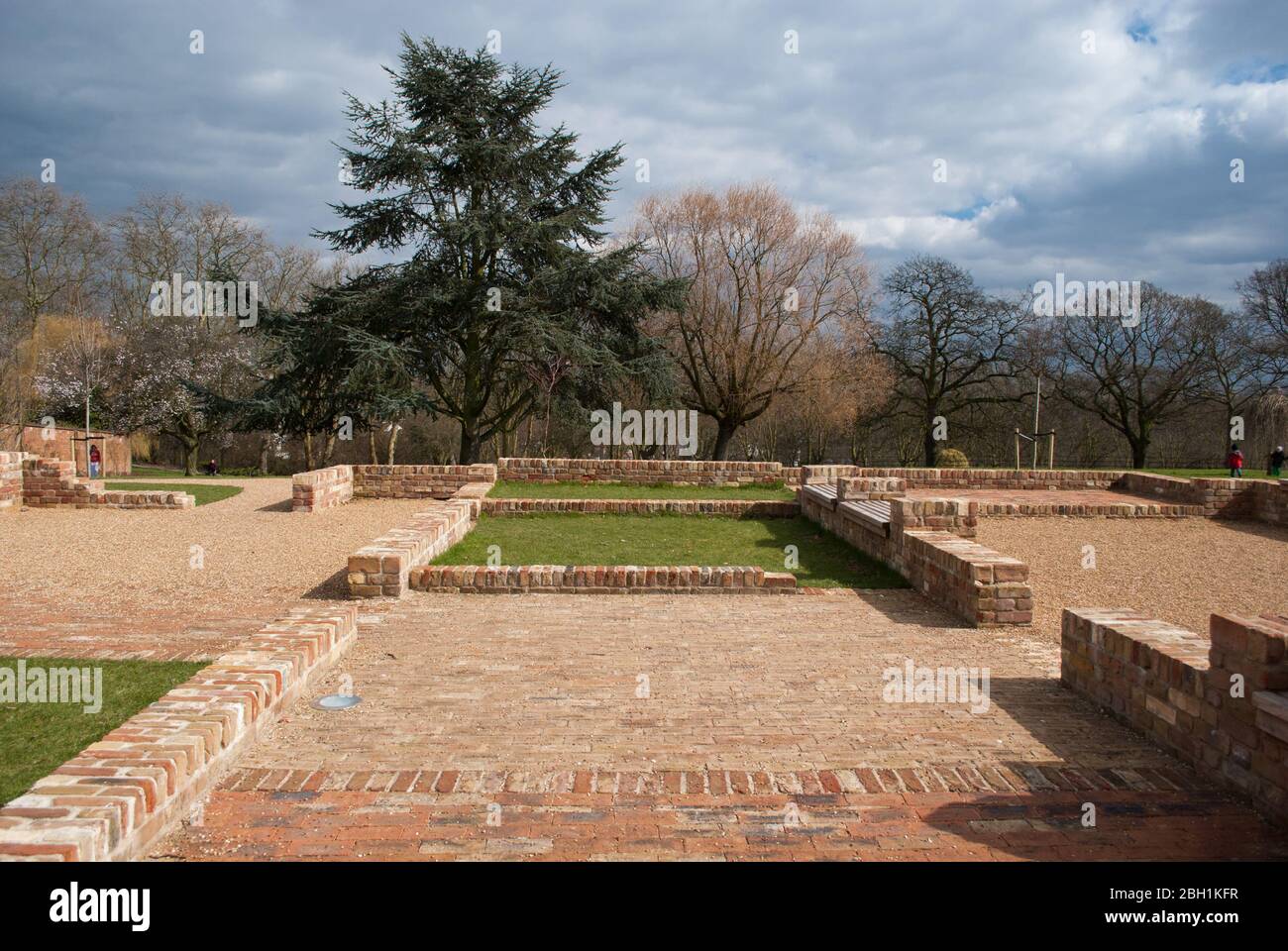 Brick Ruins Mark Twains House Gladstone Park, Dollis Hill Lane Willesden West London NW2 6HT