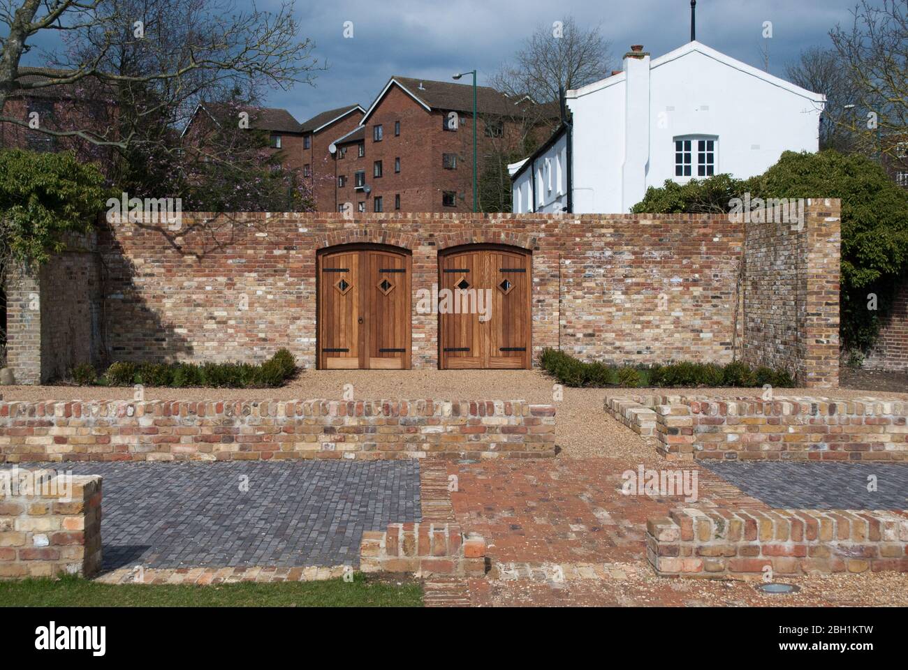 Brick Ruins Mark Twains House Gladstone Park, Dollis Hill Lane Willesden West London NW2 6HT