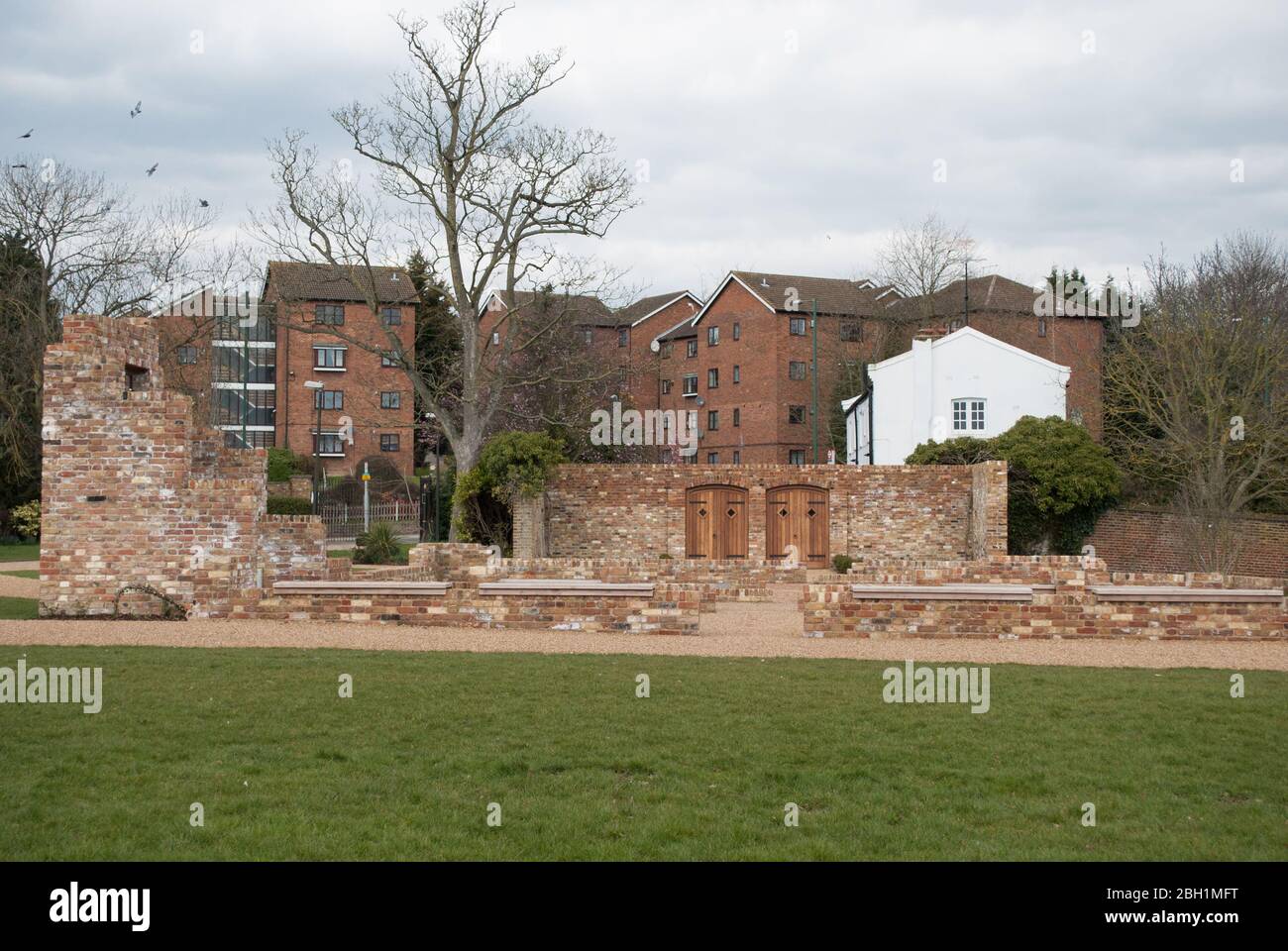 Brick Ruins Mark Twains House Gladstone Park, Dollis Hill Lane Willesden West London NW2 6HT