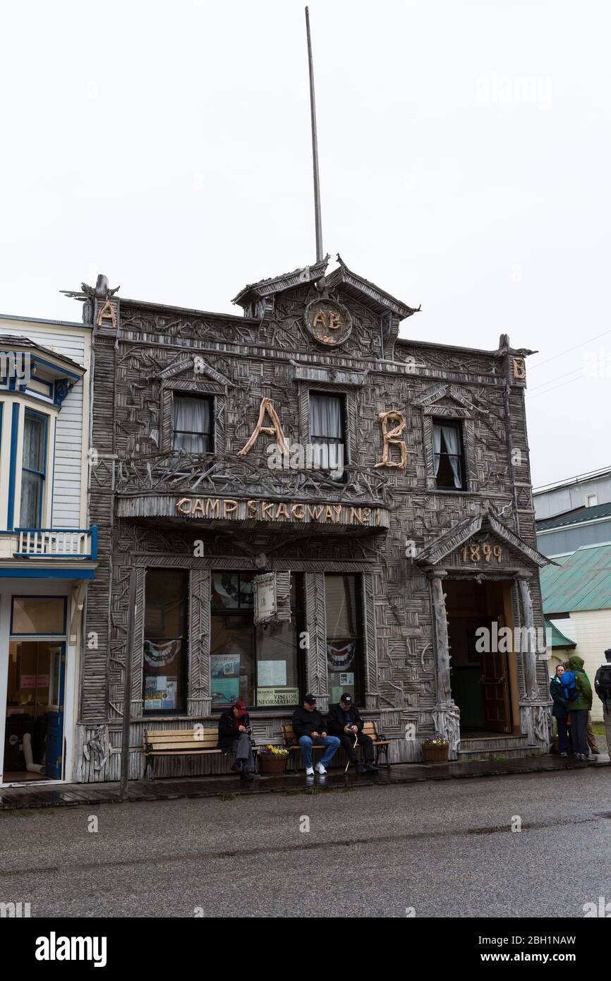 historic Arctic Brotherhood Hall building of Visitor Information Center