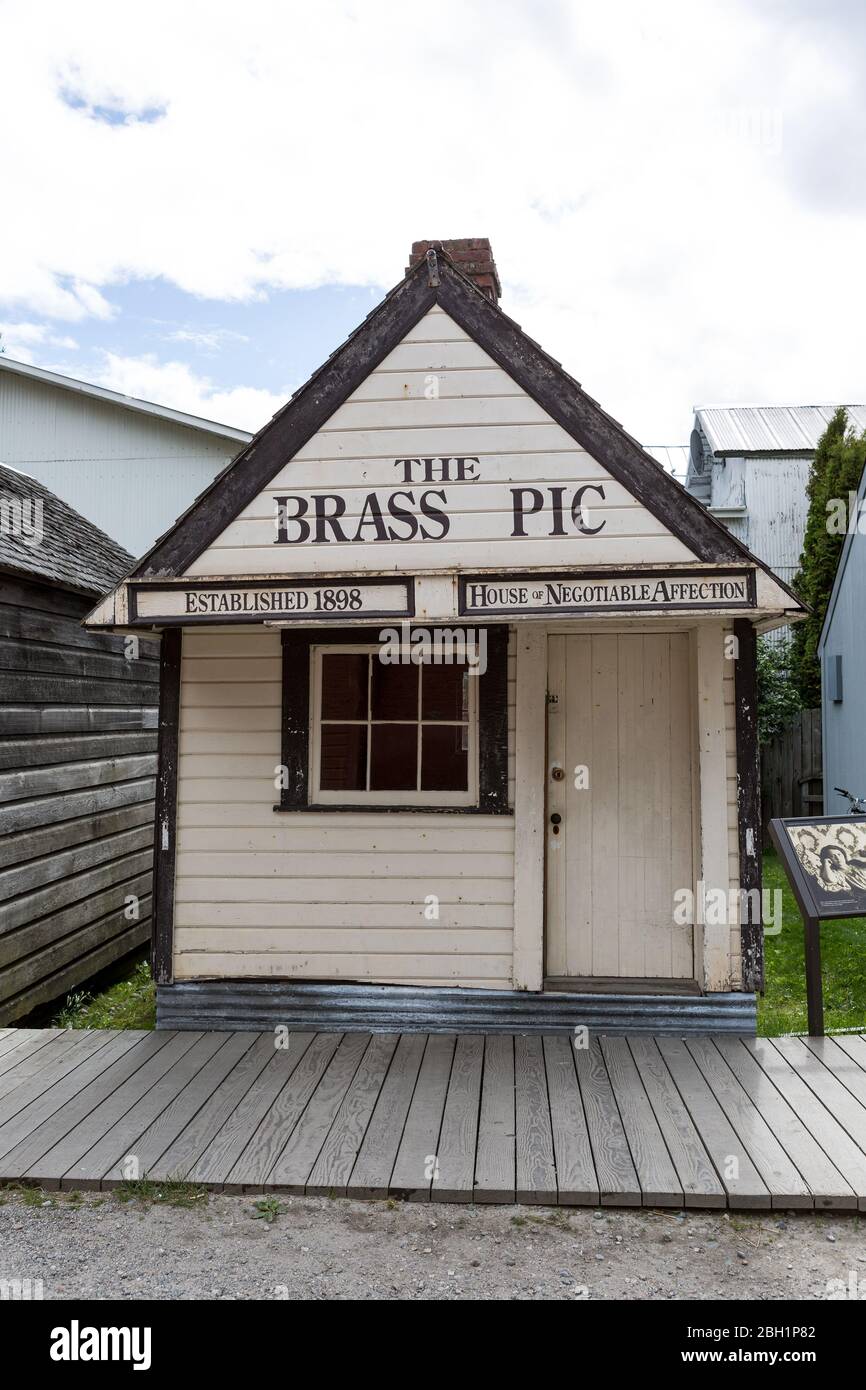 Alaskan shop The Brass Pic in Skagway, Alaska Stock Photo Alamy