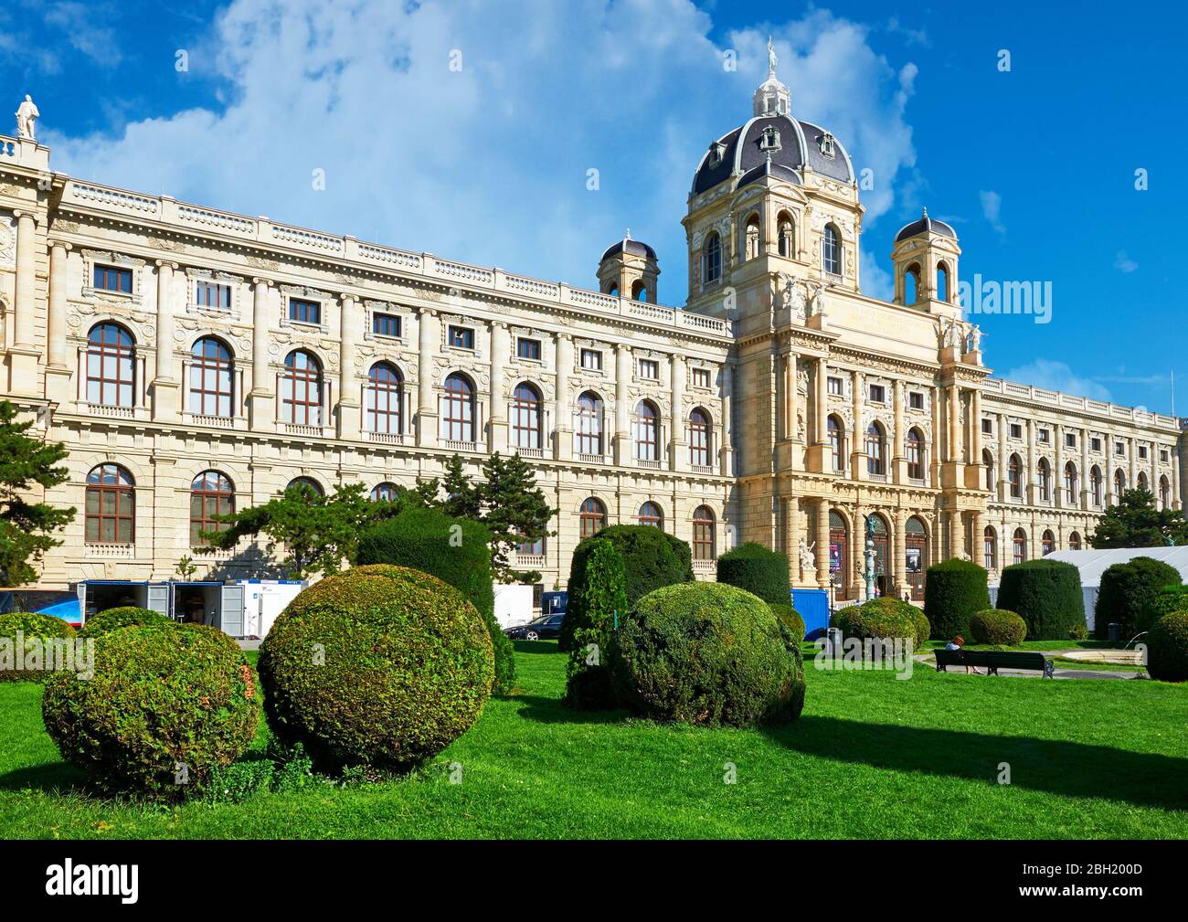 Building of the Museum of Natural History in Vienna, Austria Stock Photo