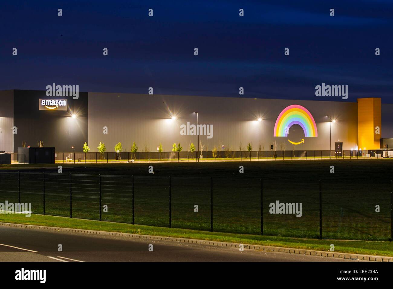 EDITORIAL USE ONLY Online retailer Amazon is showing its thanks to the ...