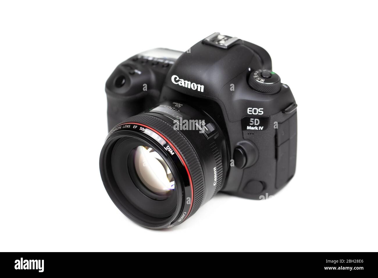 Tokyo, Japan 22.04.2020: DSLR camera Canon Mark 5D IV with Canon