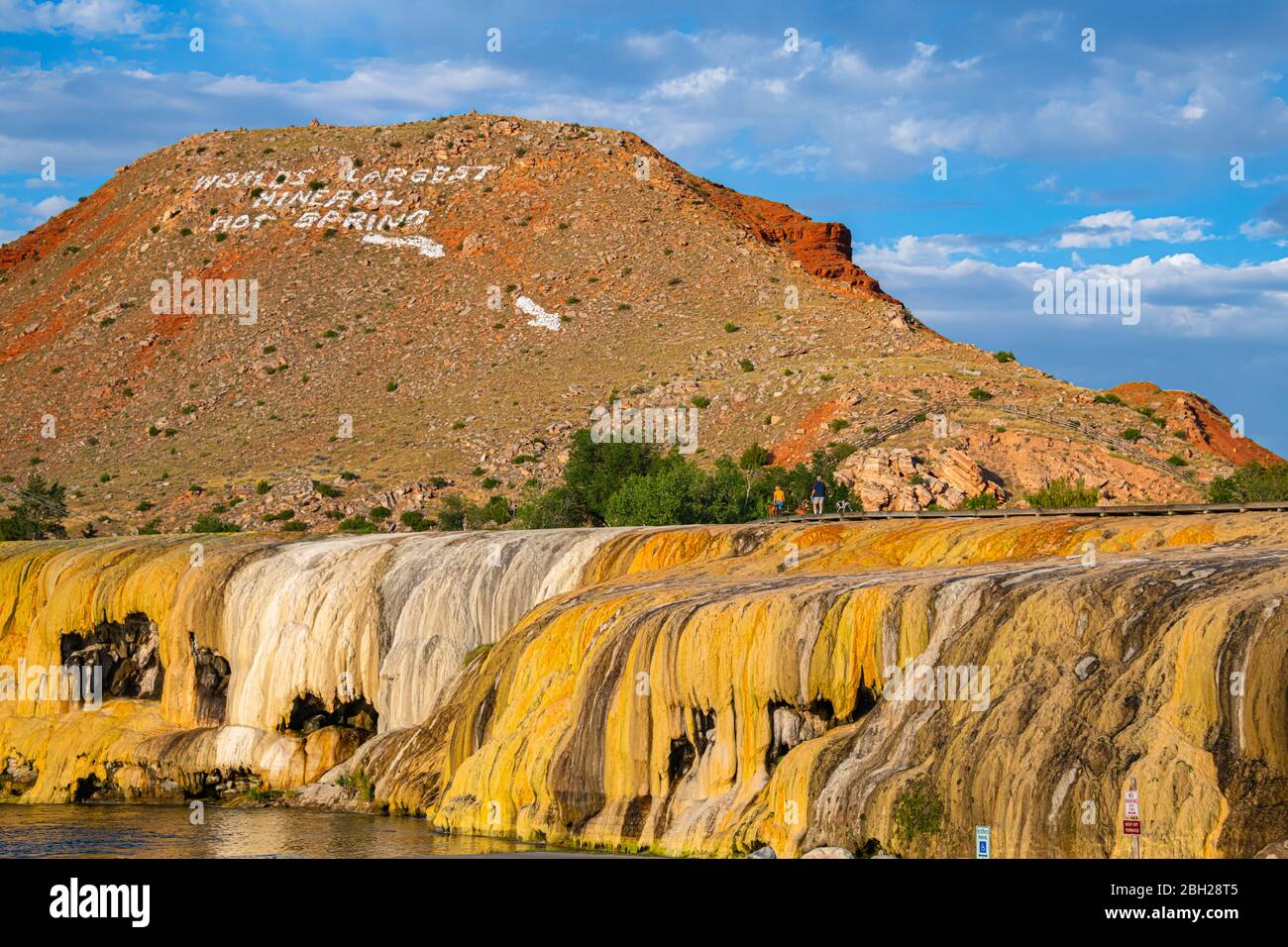 Mineral Hot Springs State Park, Thermopolis, Wyoming Stock Photo - Alamy