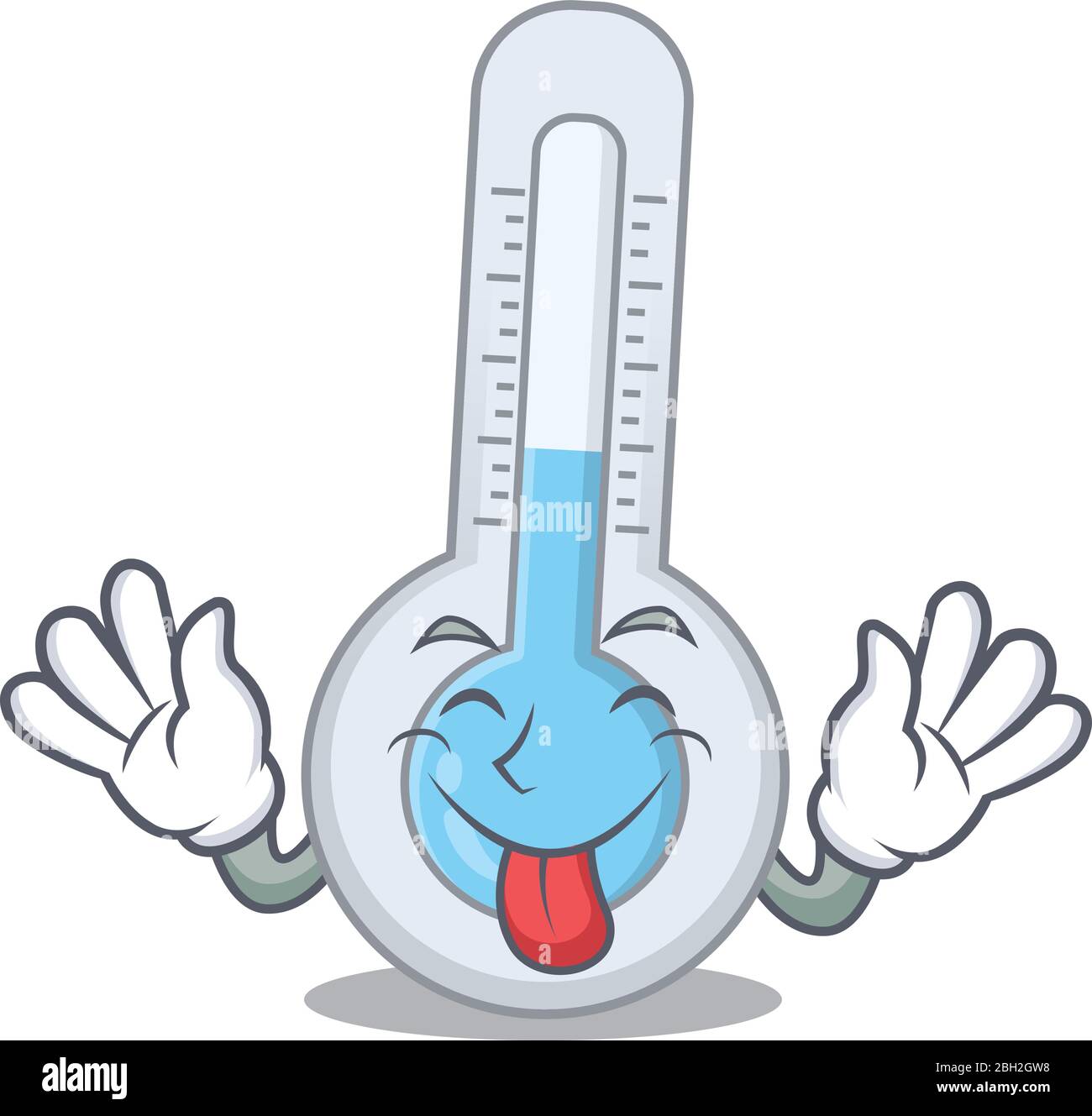 An amusing face cold thermometer cartoon design with tongue out Stock  Vector Image & Art - Alamy