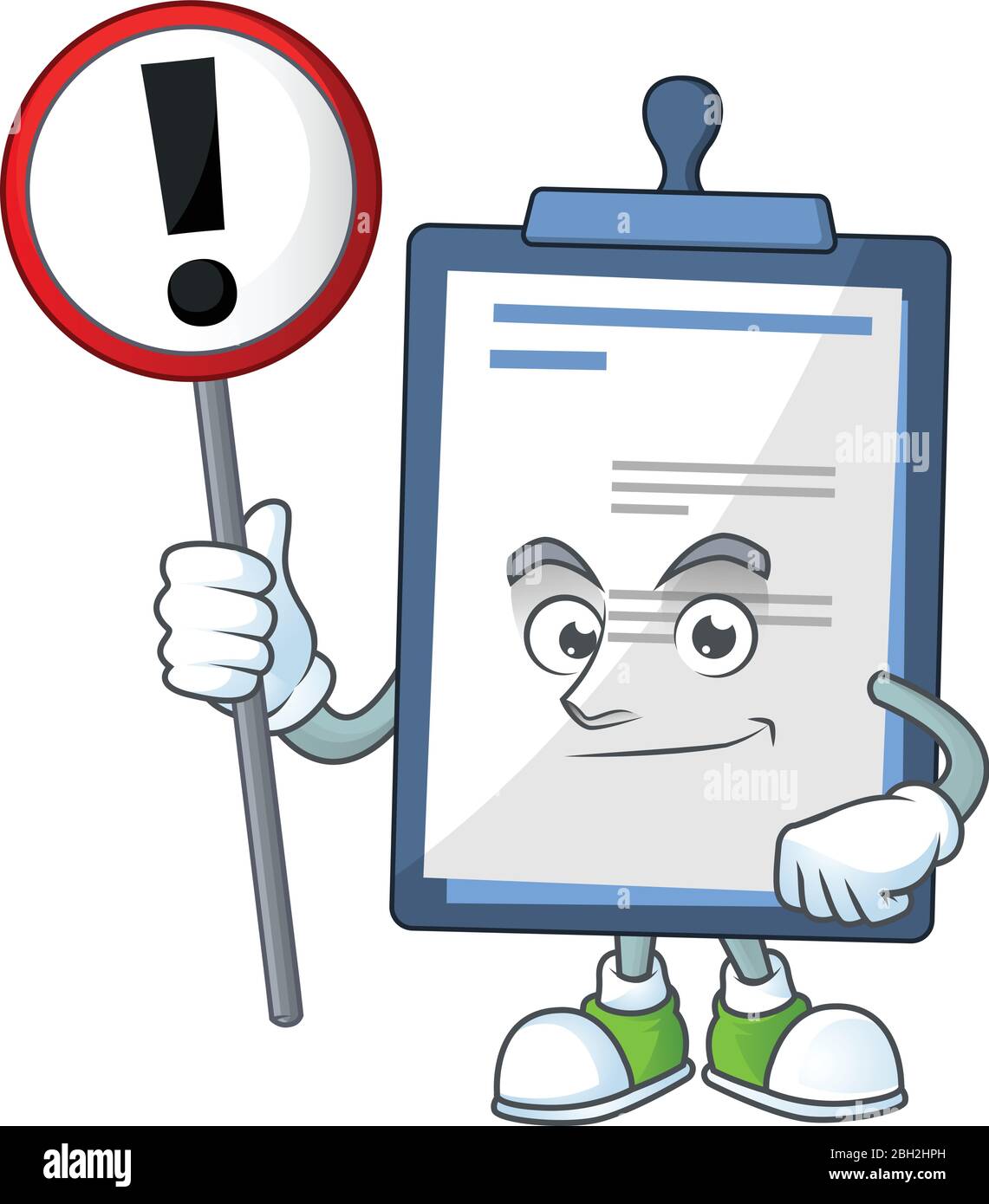 A picture of medical note cartoon character concept holding a sign Stock  Vector Image & Art - Alamy