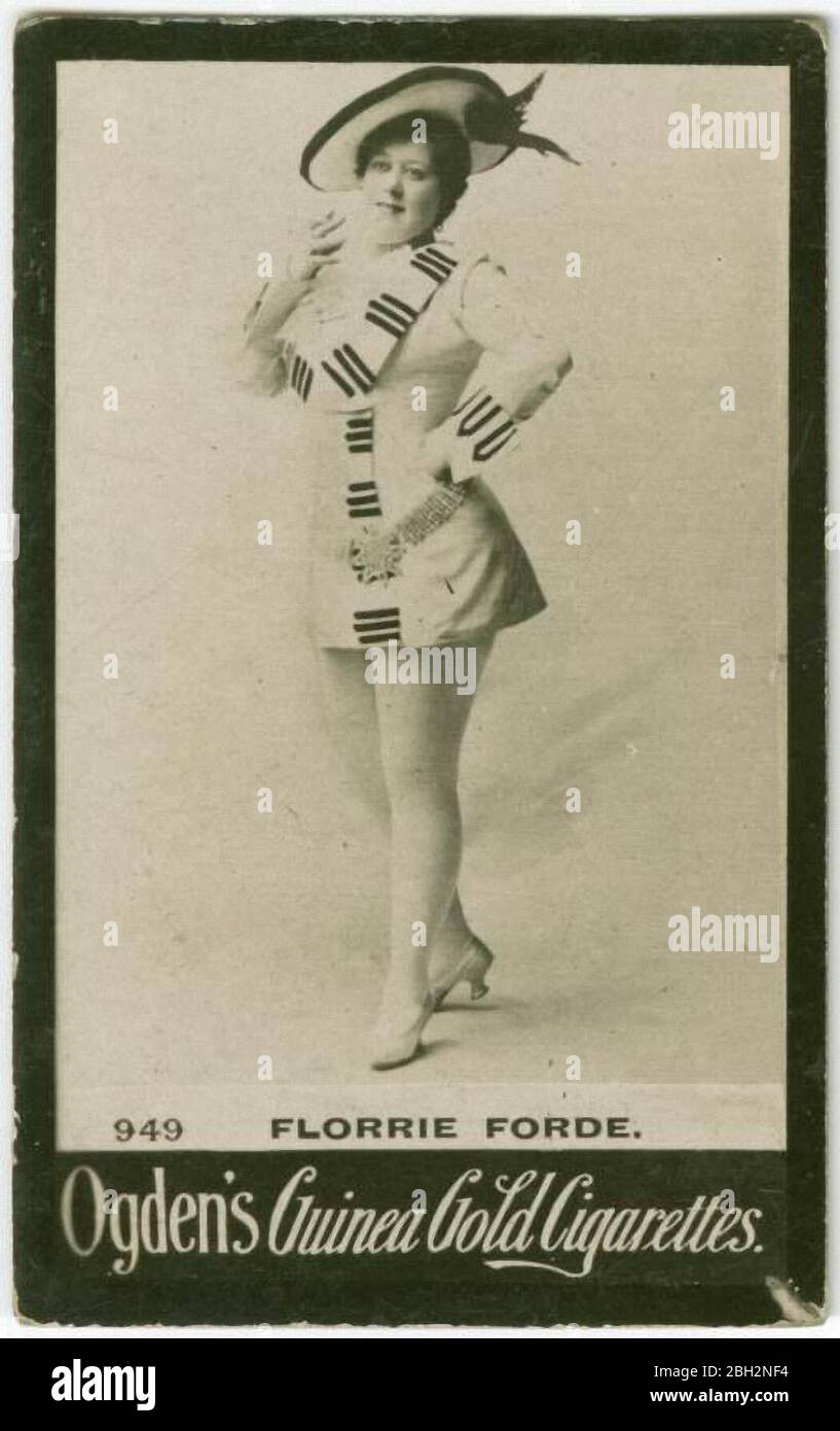Florrie Forde. Born Flora May Augusta Flannagan. Australian singer and ...