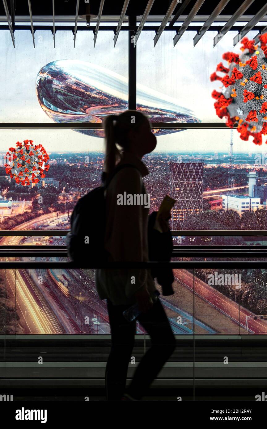 Amsterdam Niederlande 22nd Apr 2020 Necessary Trips In Times