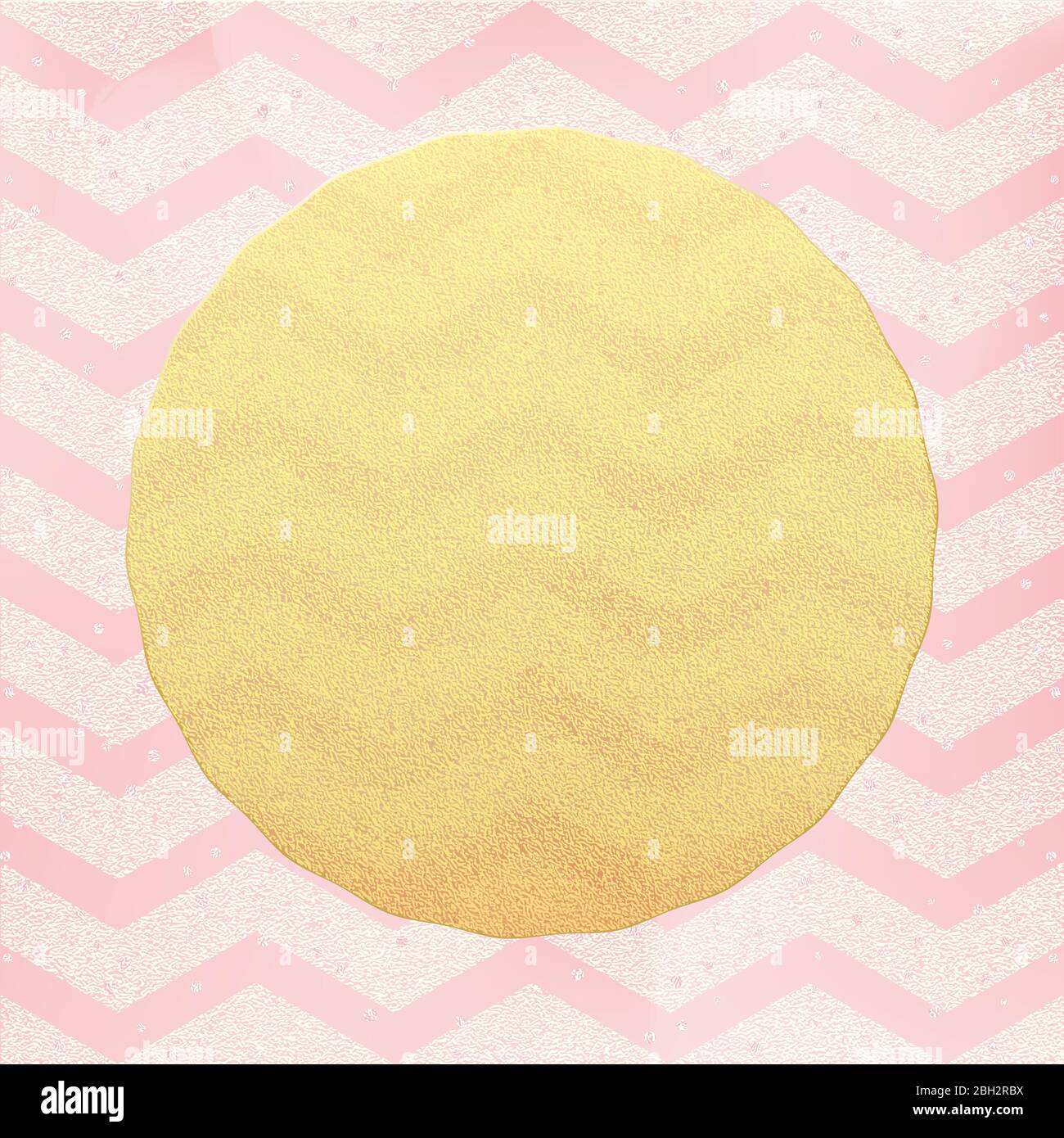 Gold glittering chevron wave pattern. Classic zigzag template. EPS 10 Stock Vector
