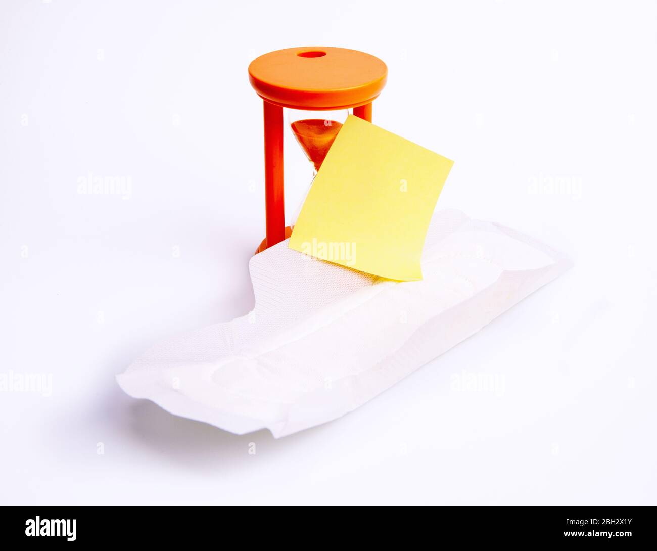 feminine sanitary pad Stock Photo