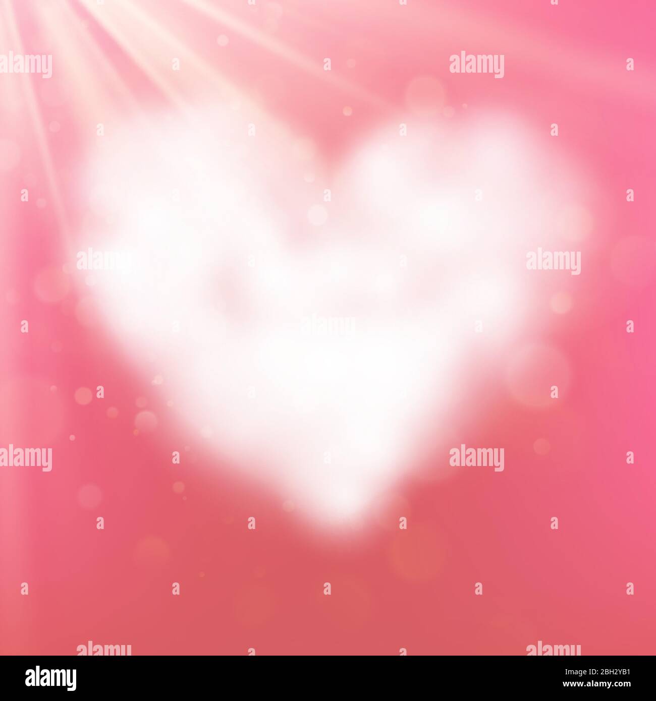 Pink realistic heart shaped Stock Vector Images - Alamy