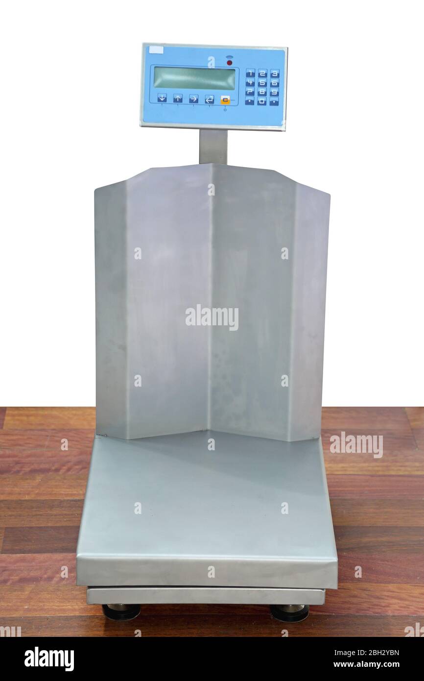 Weighing Scale for Measuring Mass in Industry Stock Photo Alamy