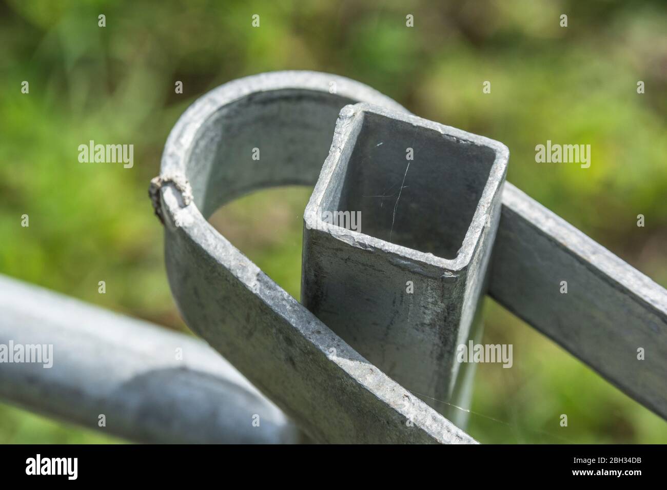 Galvanised steel hurdle hi-res stock photography and images - Alamy