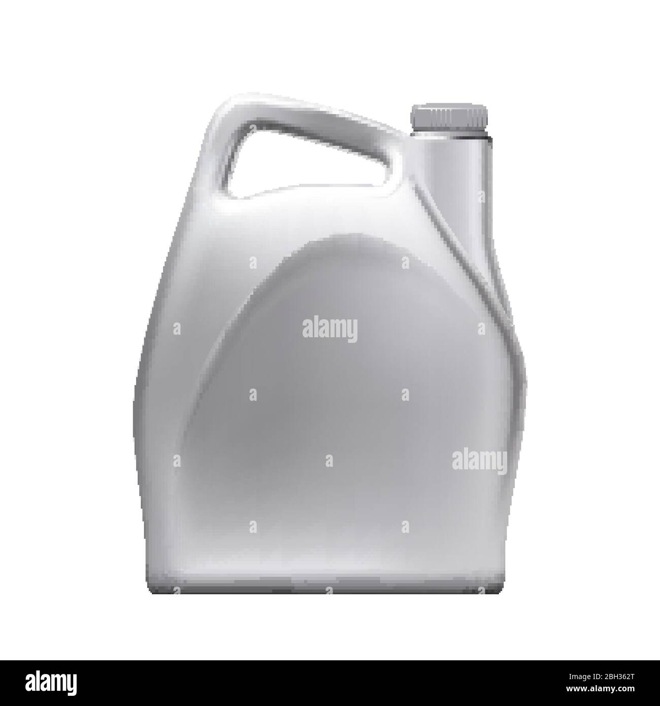 Car Engine Lubrication Oil Blank Jerry Can Vector Stock Vector Image