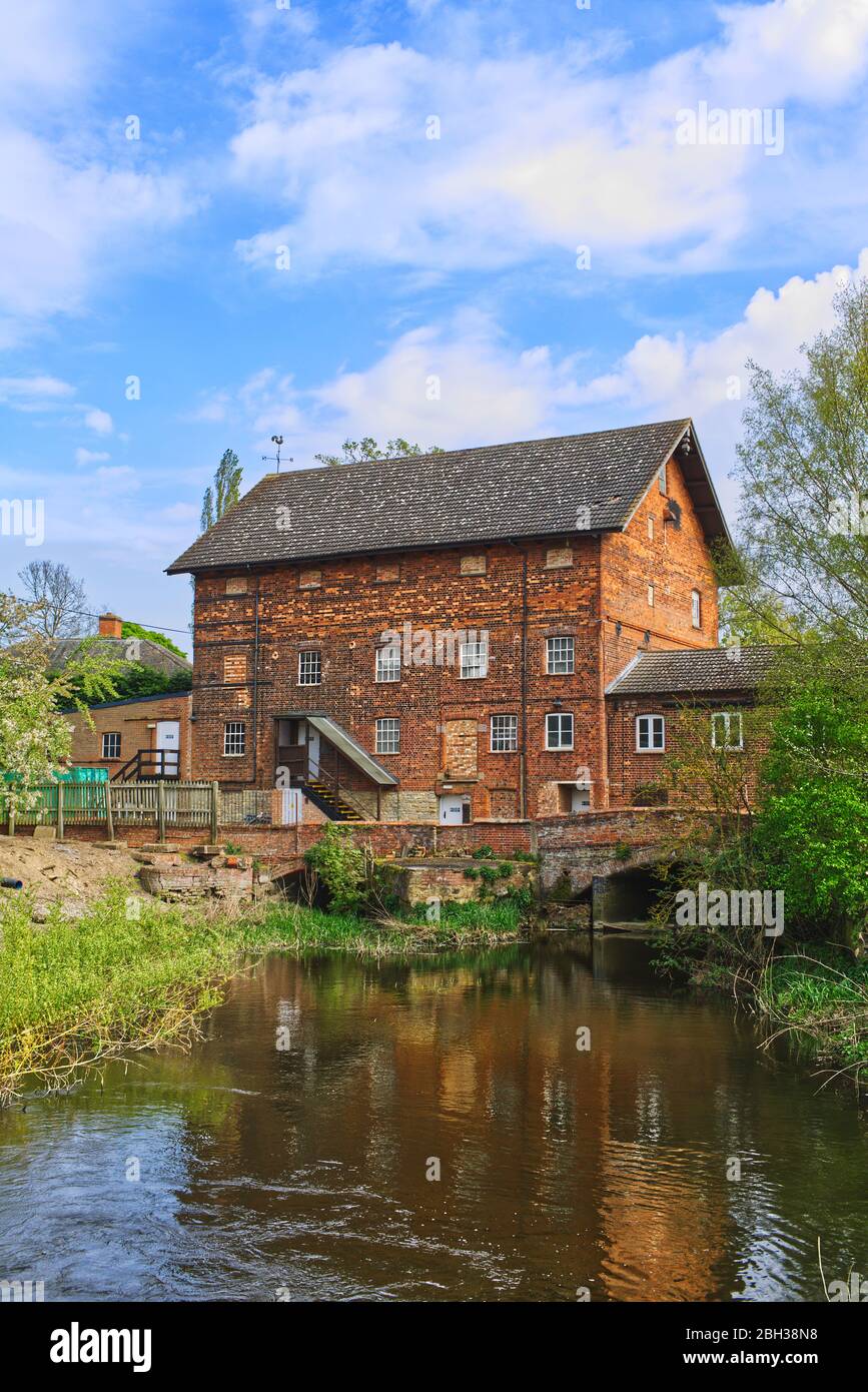 The Mill Theatre at Sharnbrook, Bedfordshire, UK is the home of an amateur theatrical society Stock Photo