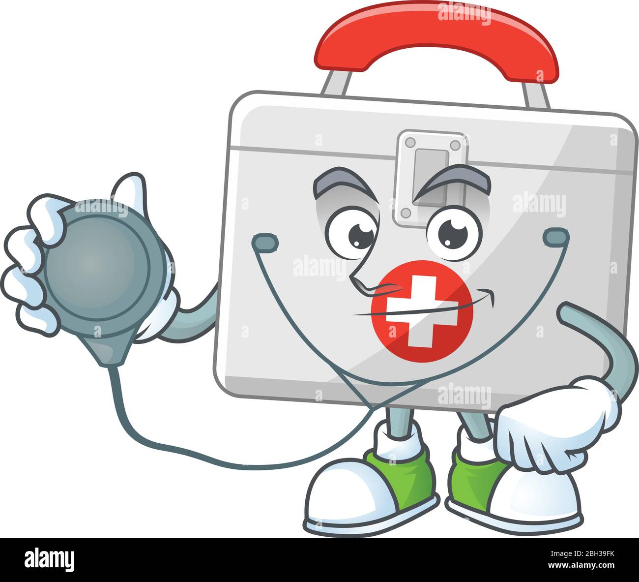 A dedicated Doctor first aid kit Cartoon character with stethoscope Stock Vector Image & Art - Alamy A dedicated Doctor first aid kit Cartoon character with stethoscope Stock Vector Image & Art - Alamy