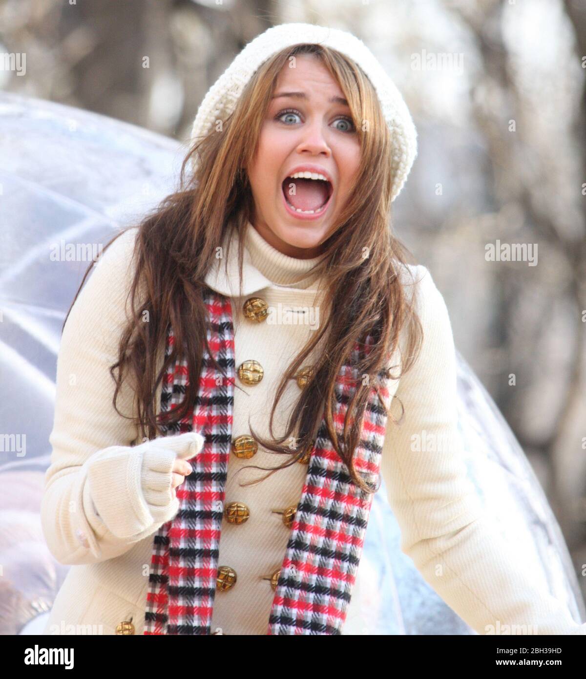 Miley Cyrus, 2008, Photo By John Barrett/PHOTOlink Stock Photo