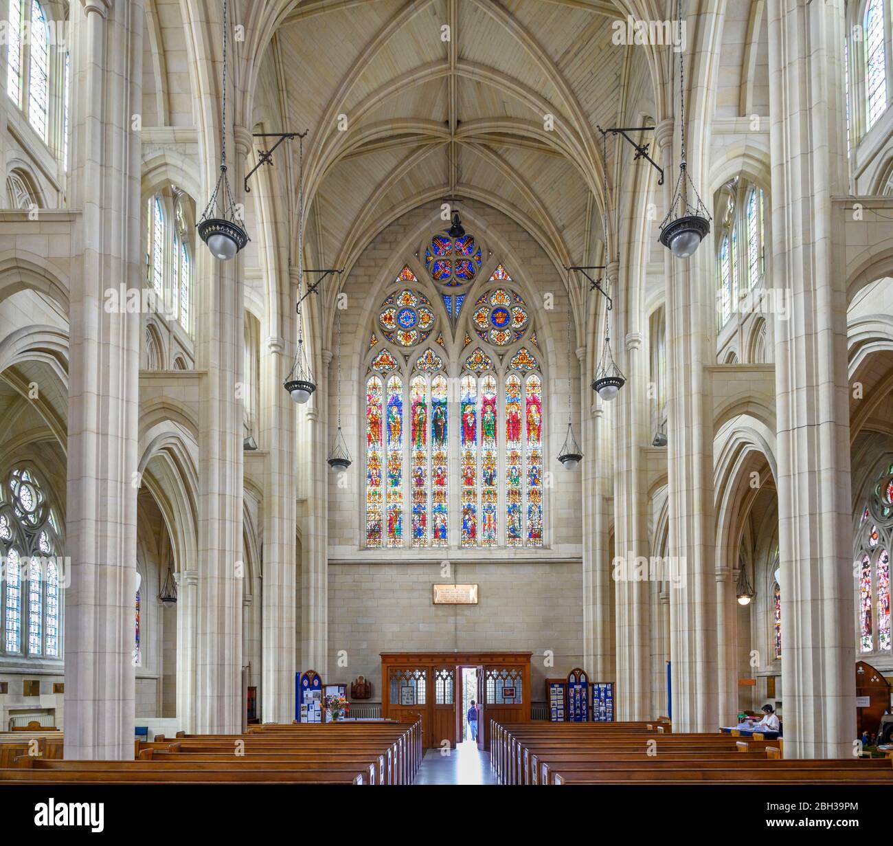 Interior of St Paul's Cathedral, Dunedin, New Zealand Stock Photo