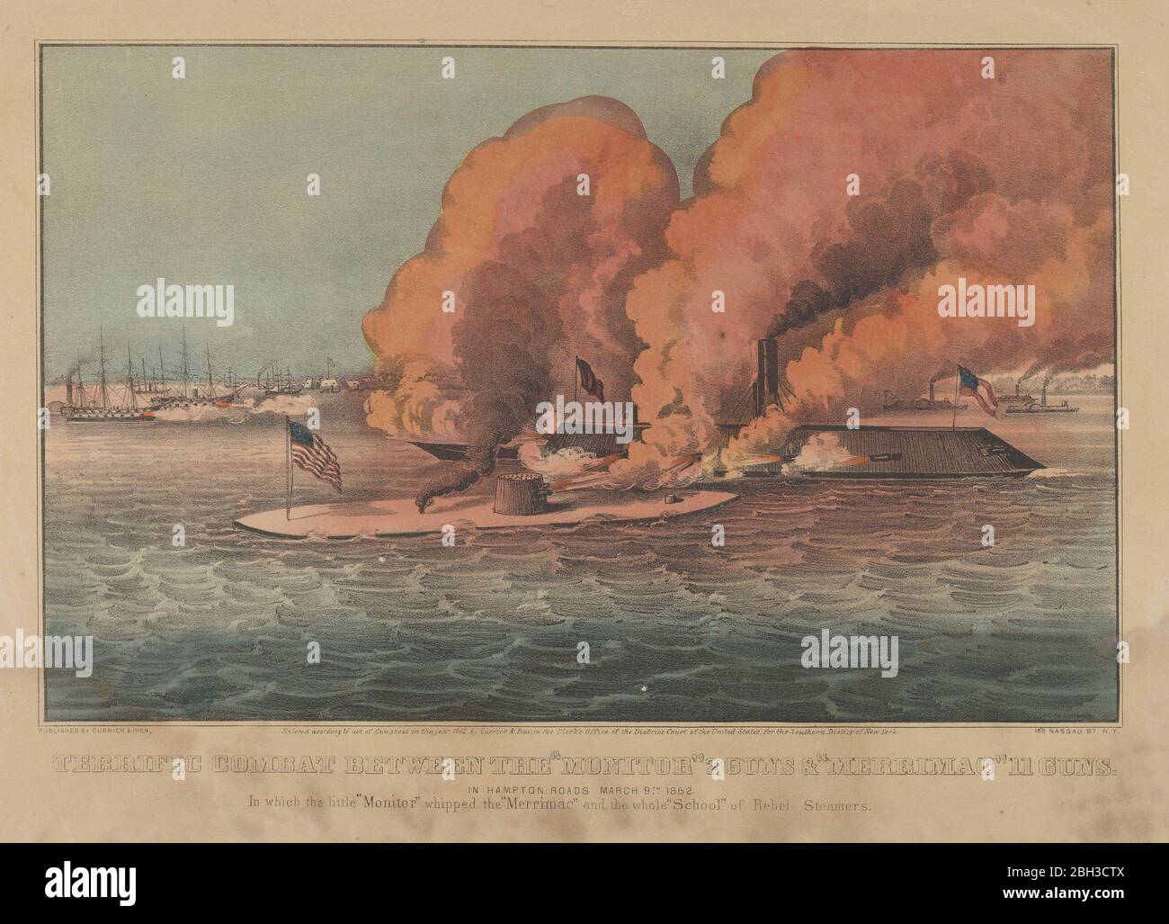 Battle of the monitor and merrimack hires stock photography and images Alamy