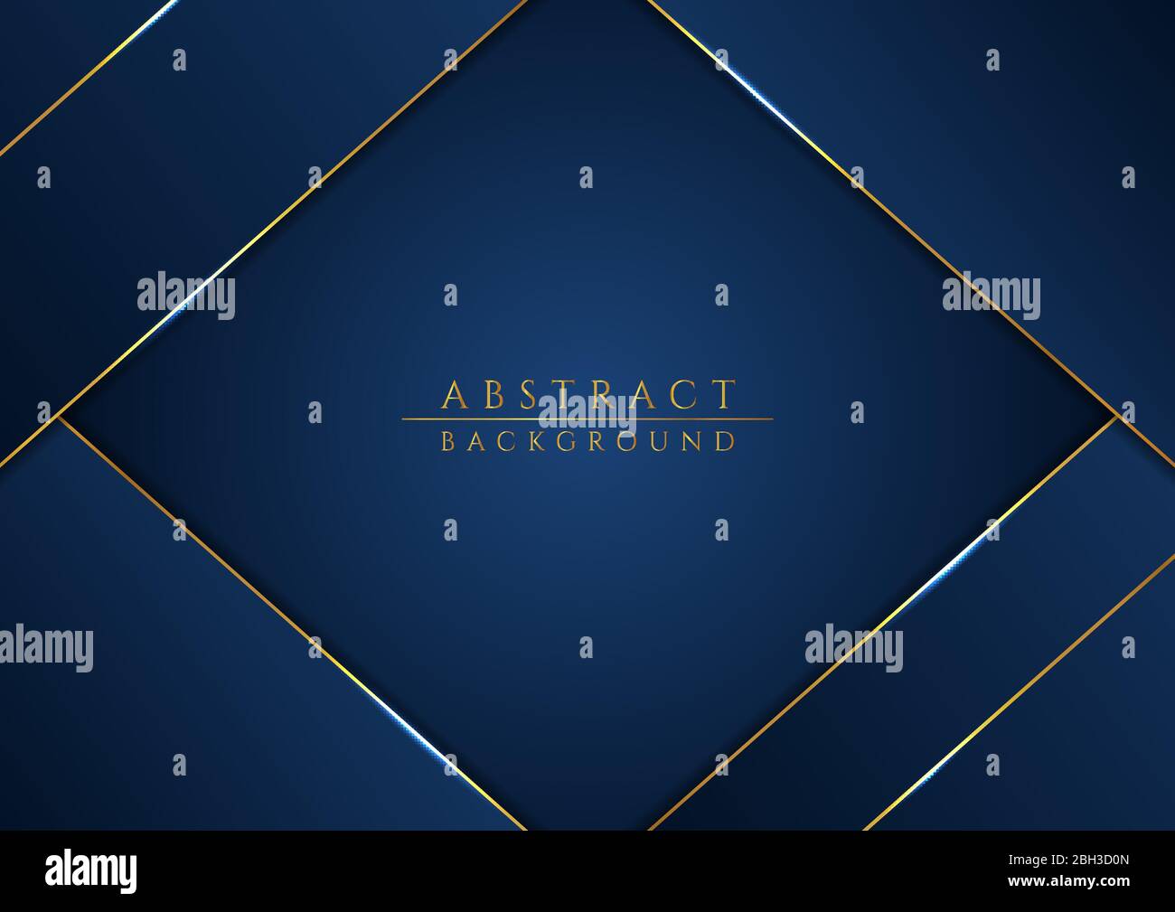 Abstract overlap square background dark blue tone luxury concept with ...