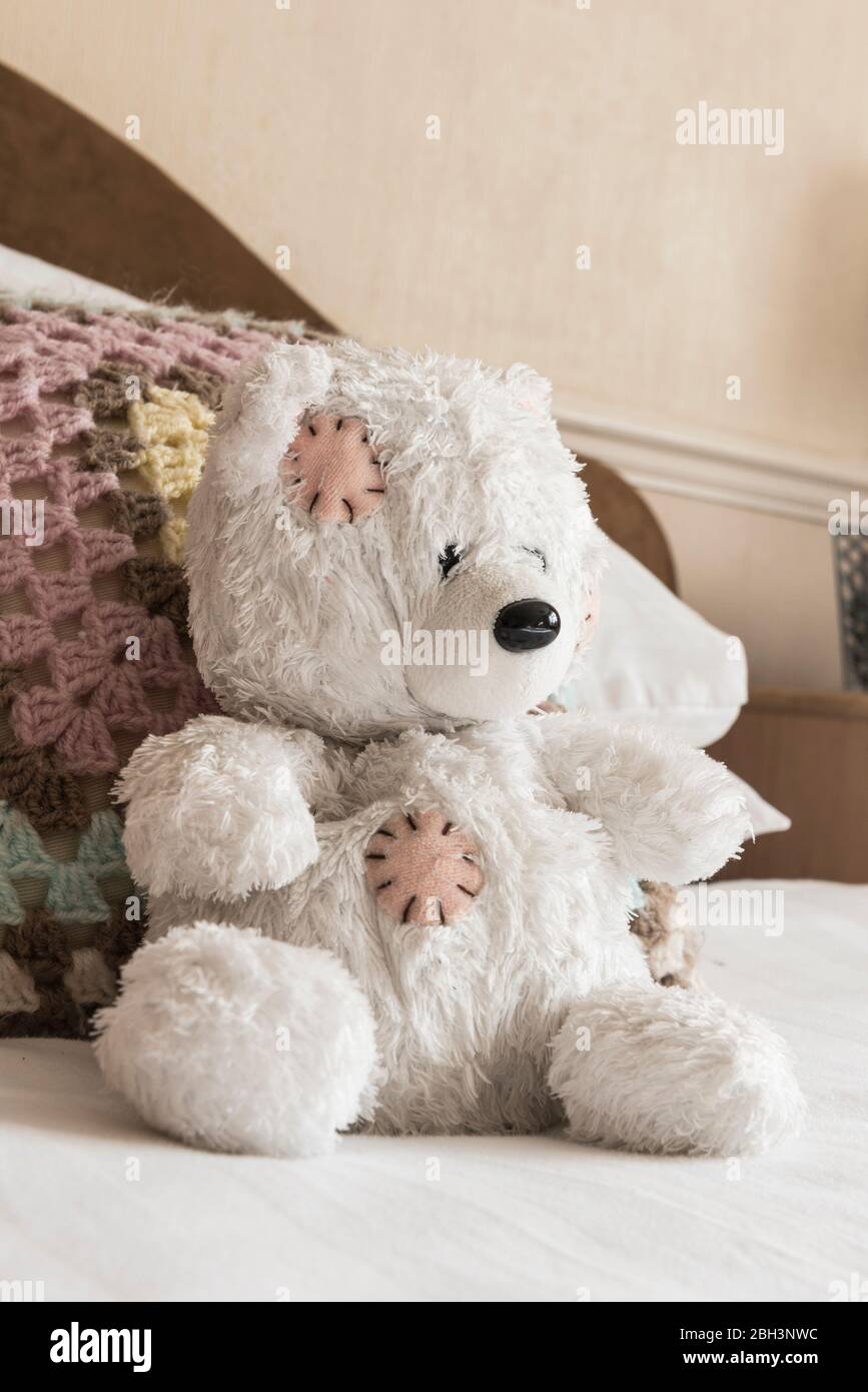 Mum's Stuffed Bear Stock Photo