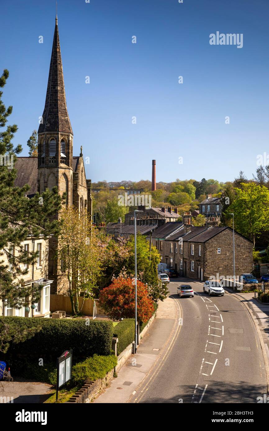 UK, England, Cheshire, Bollington, Wellington Road, former Methodist Church Stock Photo