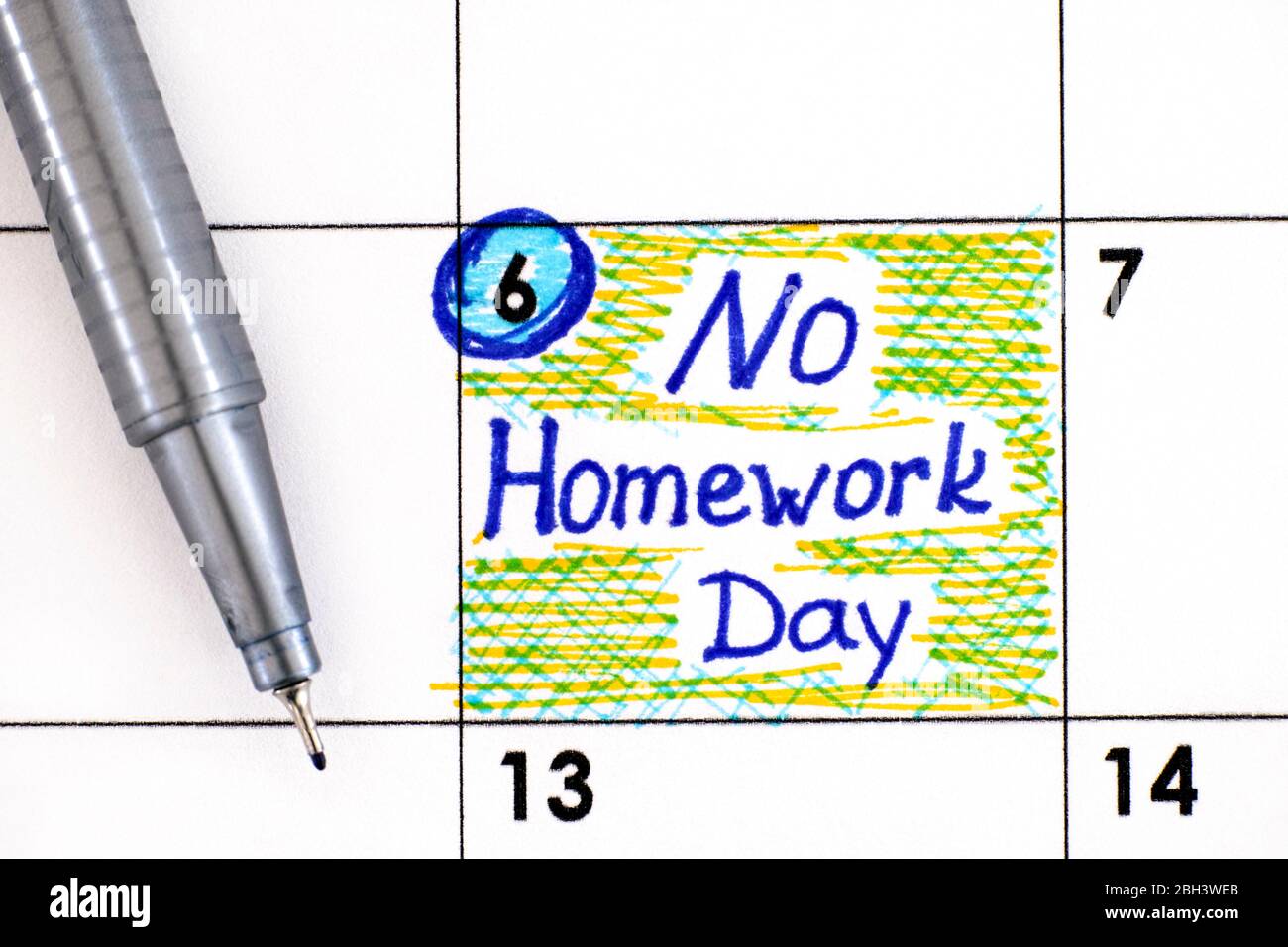 No homework hi-res stock photography and images - Alamy