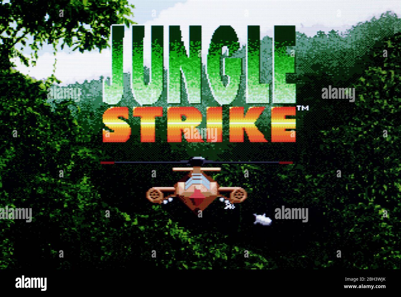 Jeu Sega Megadrive Jungle Strike - Version Japonaise NTSC-J - État Très Bon (Sans Notice) - 1993