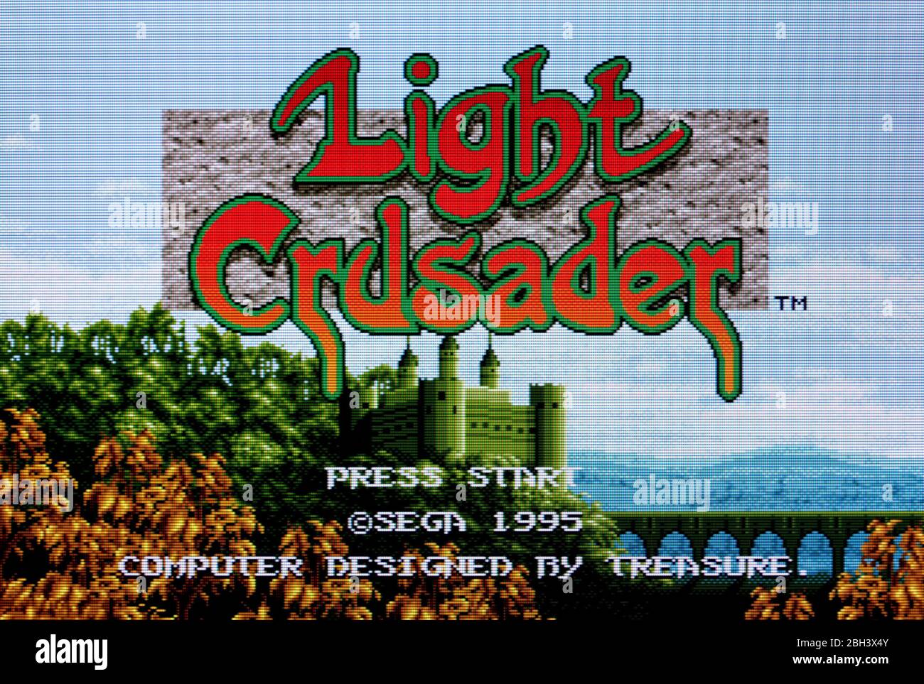 Light Crusader Sega Genesis Mega Drive Editorial use only Stock Photo Alamy