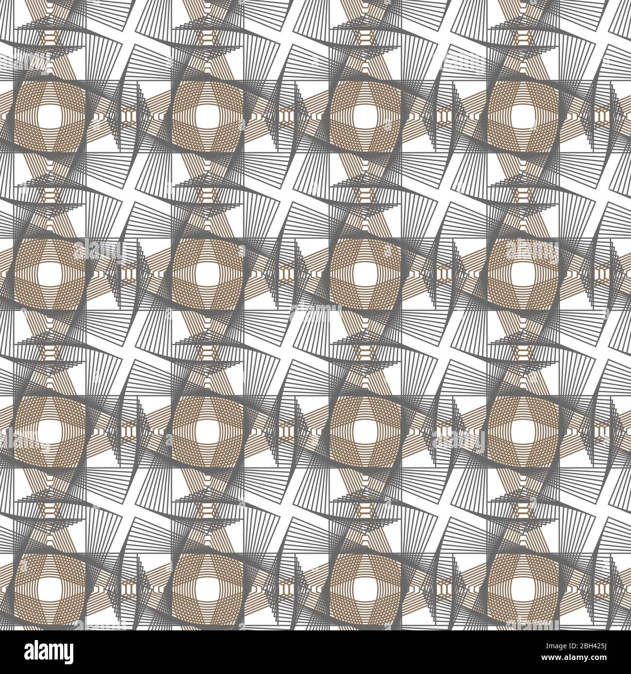 Guilloche vector seamless micro pattern. Grey background with thin lines and optical blending Stock Vector