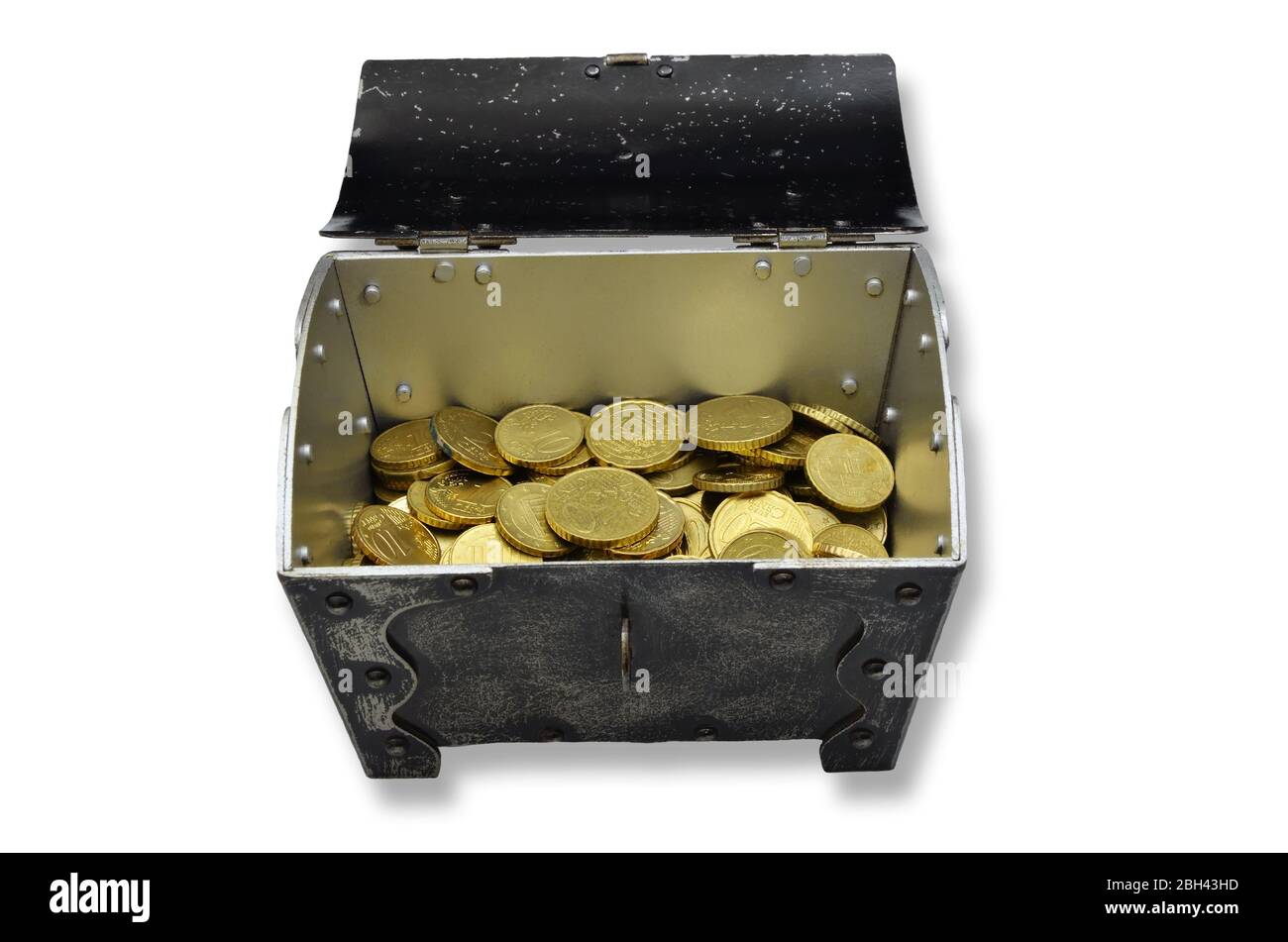 Treasure Chest Full Of Gold High-Res Stock Photo - Getty Images