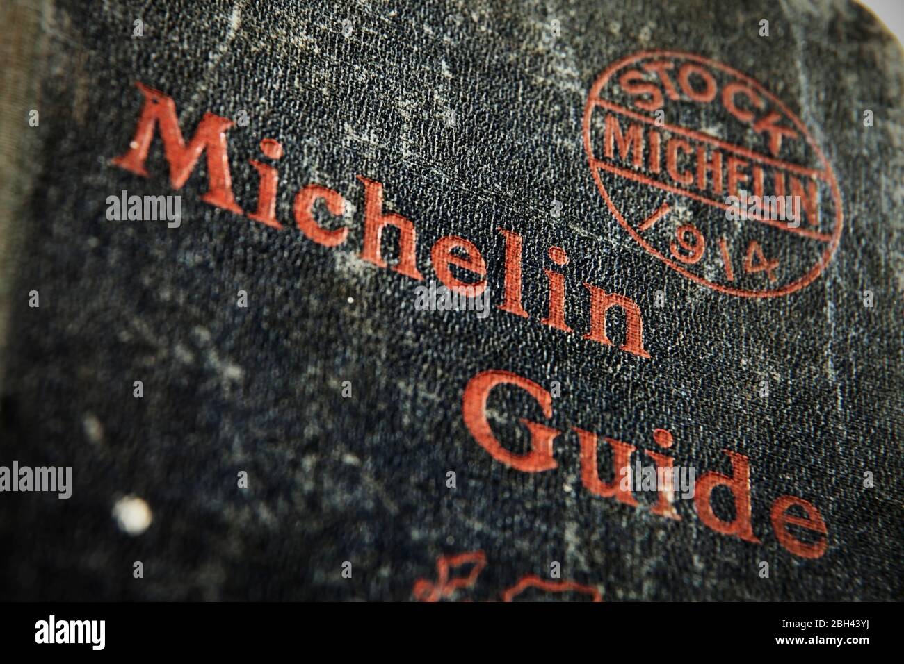 Front cover of 1914 Michelin Guide to Great Britain. Stock Photo