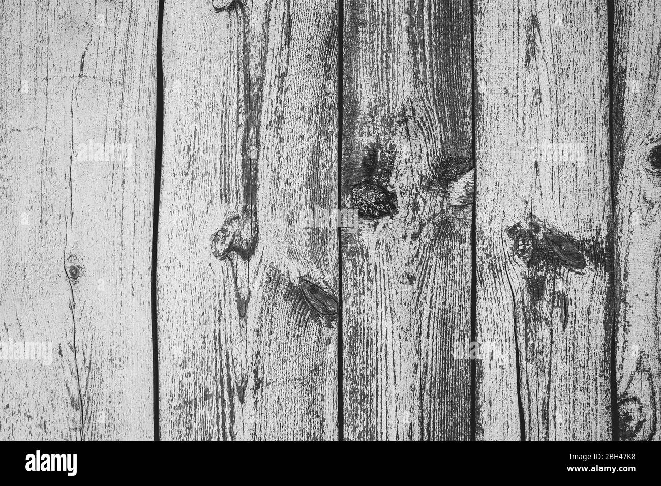 Old wooden planks, background, copy space. Grey. Stock Photo