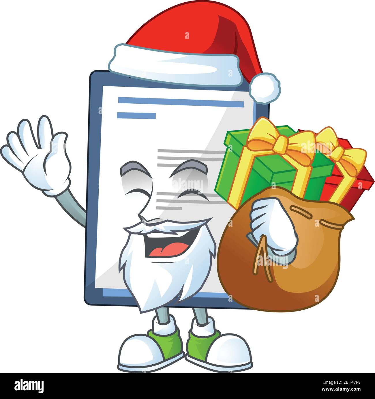 Santa Doctor Note Clinical notes Stock Vector Images - Alamy