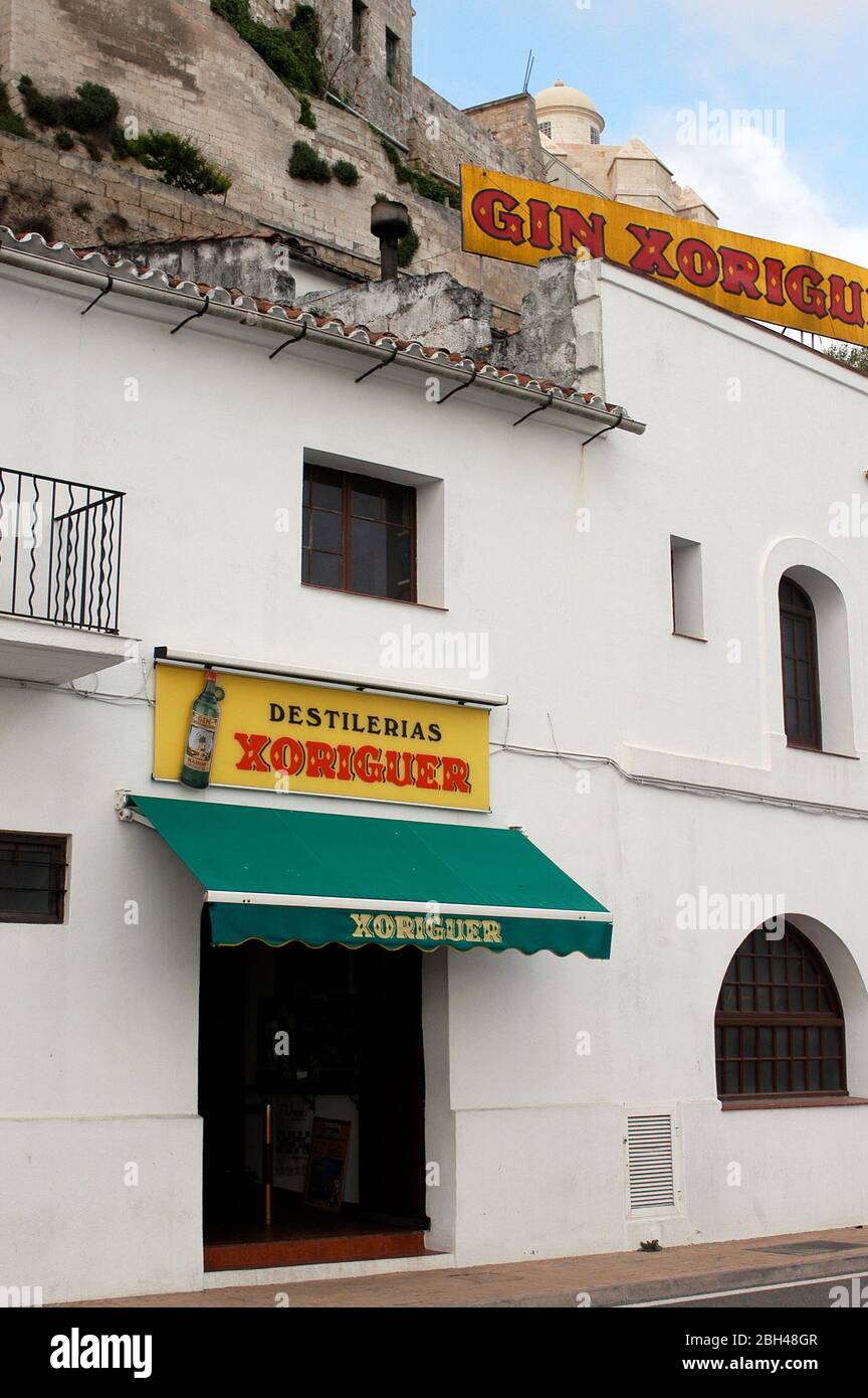 Destilería Gin Xoriguer, Maó, Menorca, Spain Stock Photo Alamy