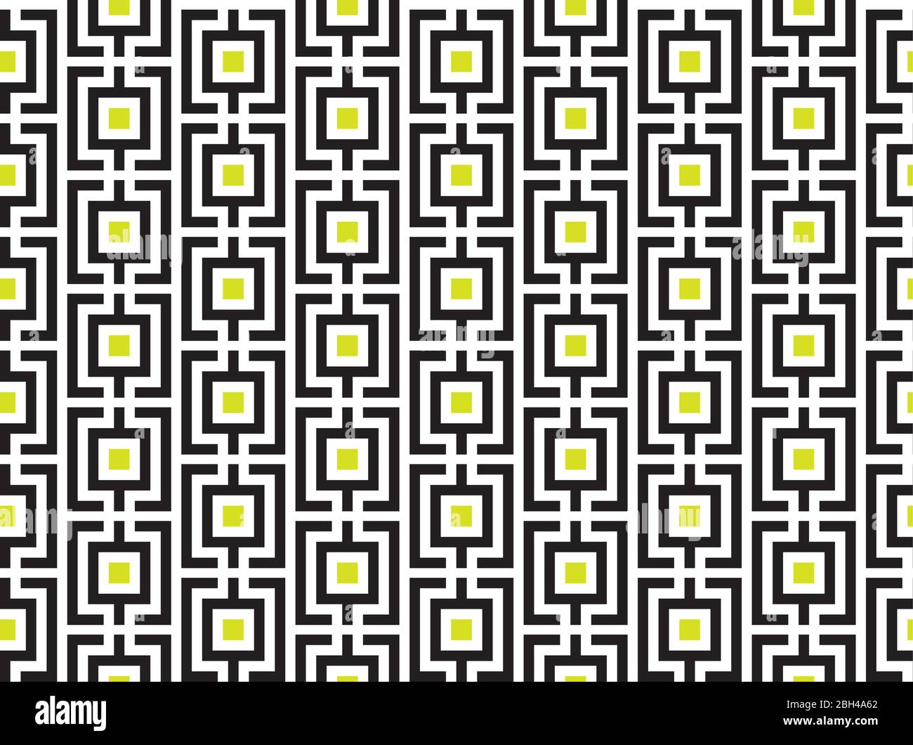 Striped grid with squares art seamless background Stock Vector