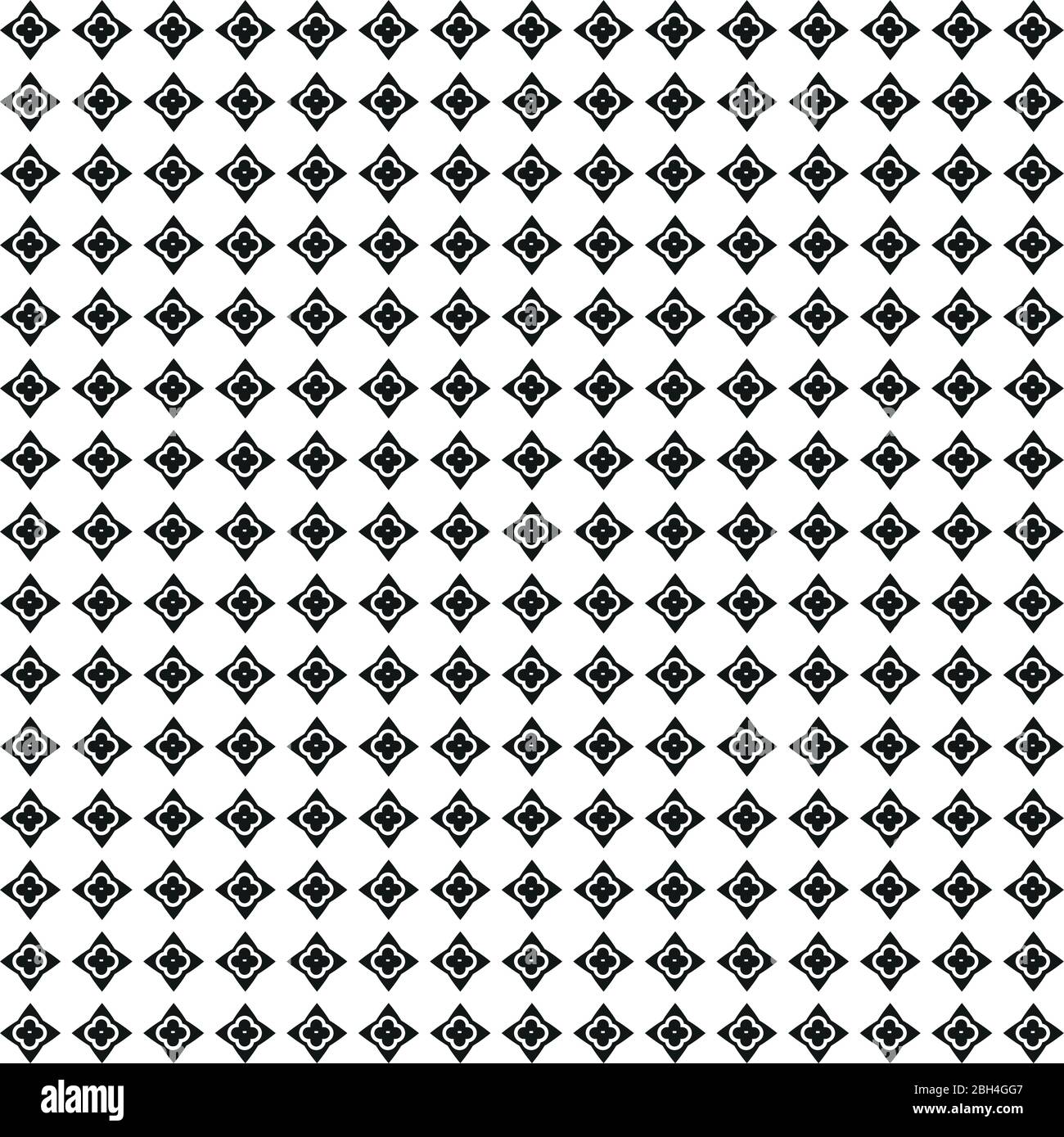 Abstract vector seamless pattern with black figures. Monochrome ...