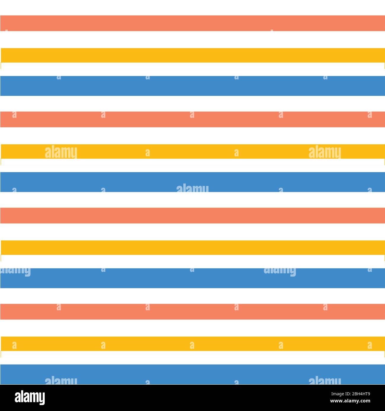 Vector striped seamless pattern with horizontal stripes. Colorful background. Wrapping paper. Print for interior design and fabric. Kids background. B Stock Vector