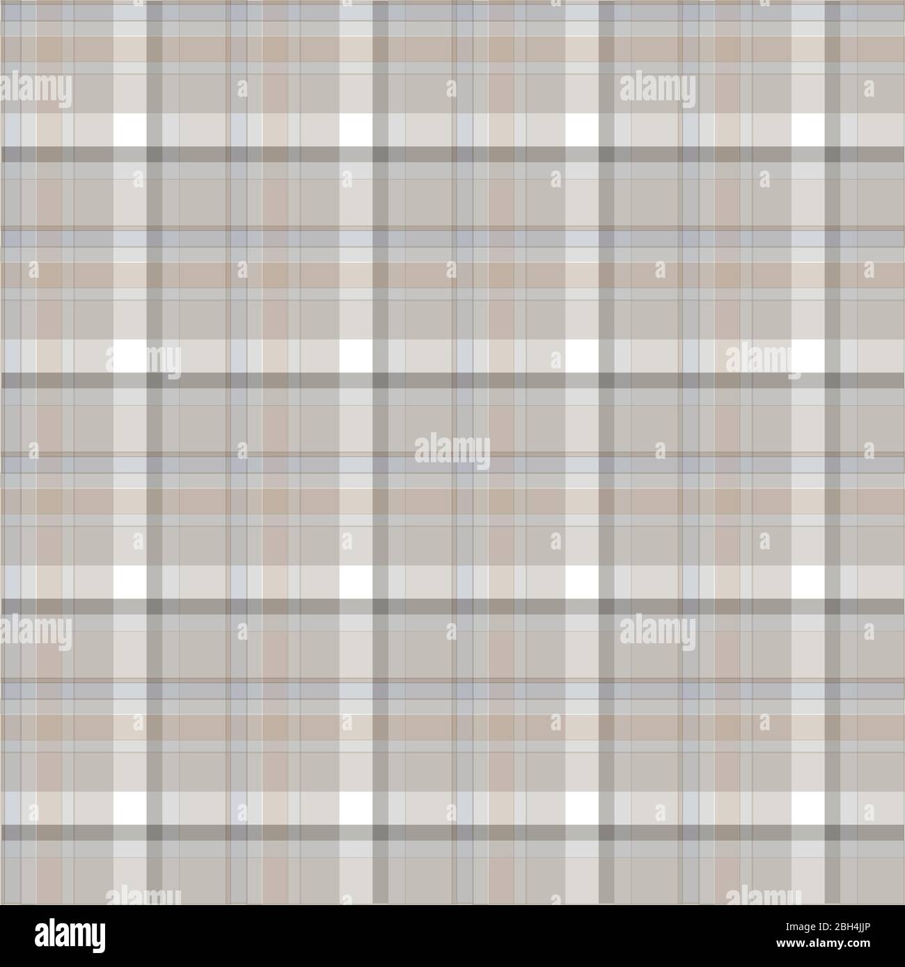 Abstract vector geometric seamless pattern. Vertical and horizontal crossed stripes. Plaid. Monochrome background. Wrapping paper. Print for interior Stock Vector