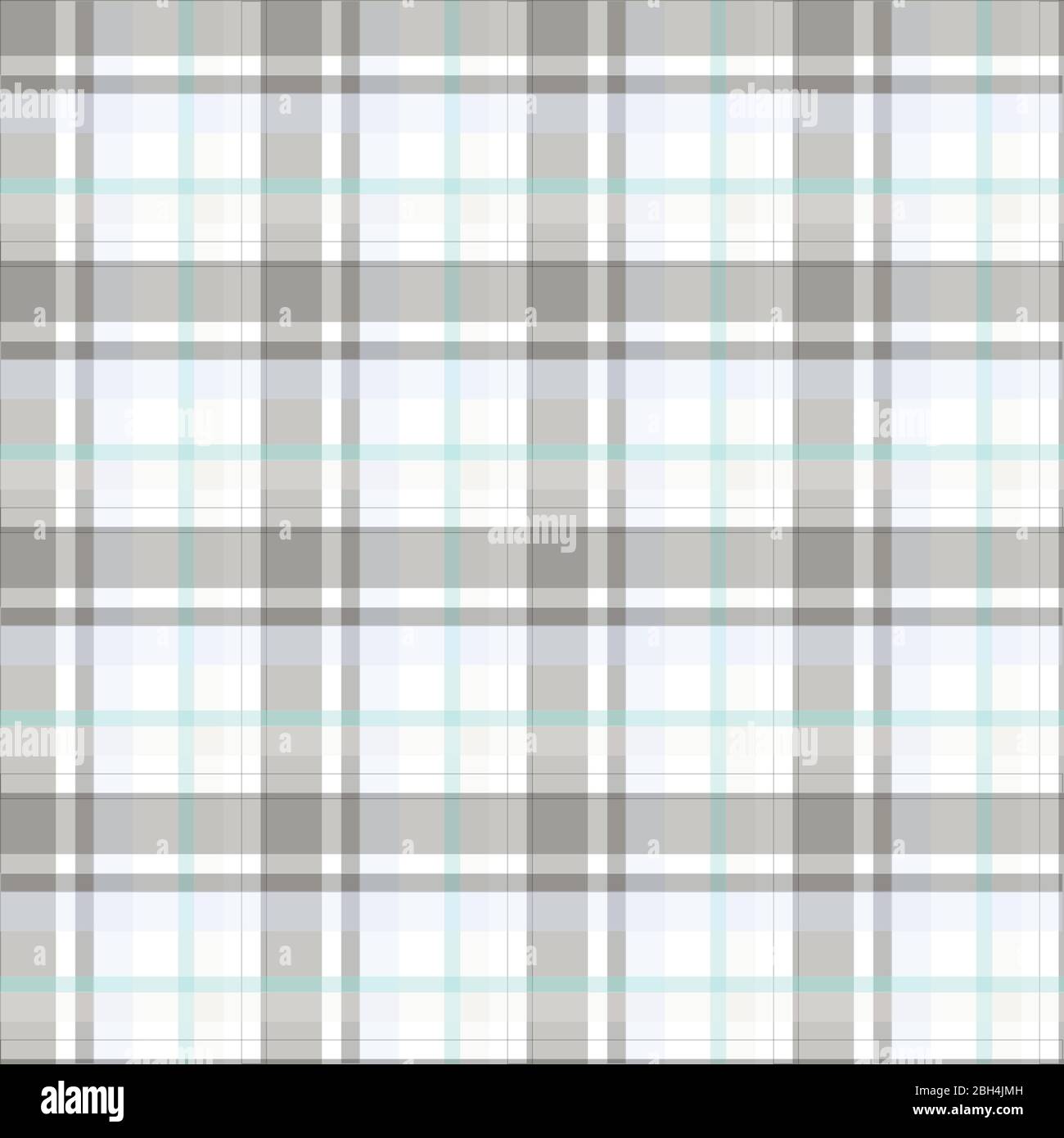 Abstract vector geometric seamless pattern. Vertical and horizontal crossed stripes. Plaid. Monochrome background. Wrapping paper. Print for interior Stock Vector