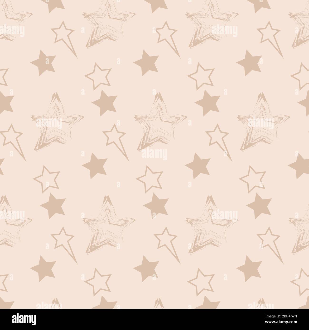 Abstract geometric seamless pattern with stars. Vector illustration ...
