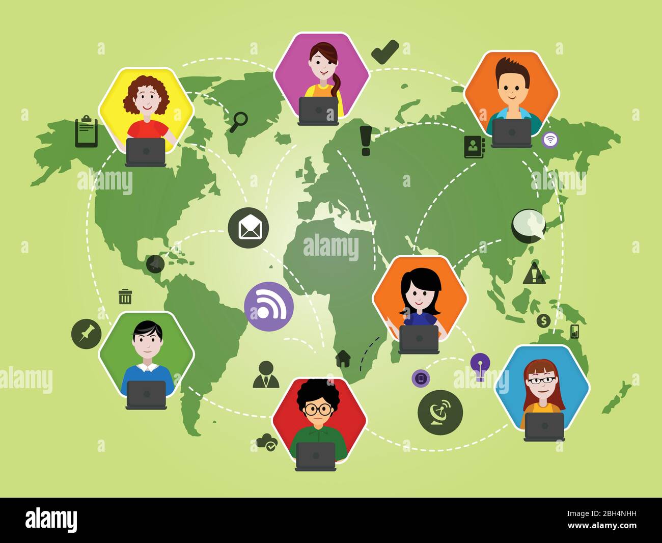 People are communicate with all over the world using technology. During ...