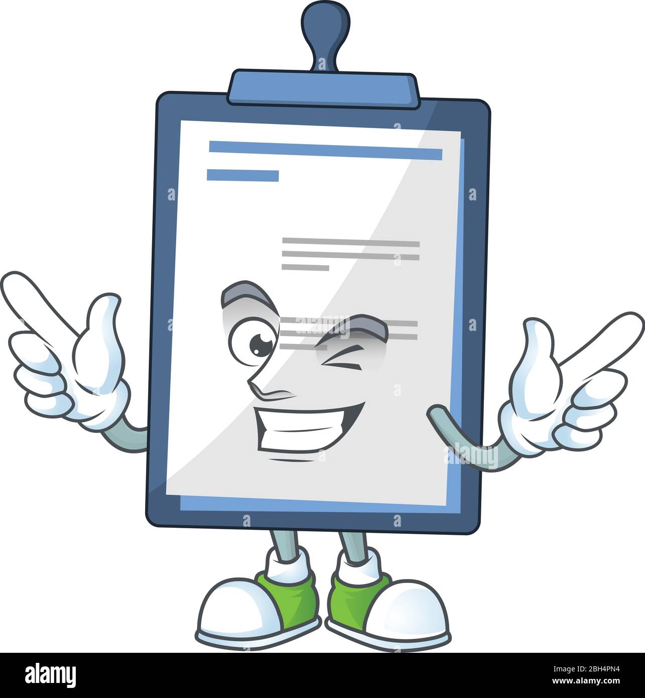 Cartoon character design concept of medical note cartoon design style ...