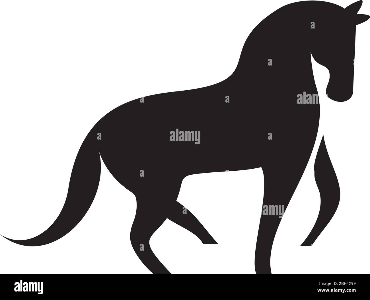 Silhouette Horse logo design inspiration Stock Vector Image & Art - Alamy