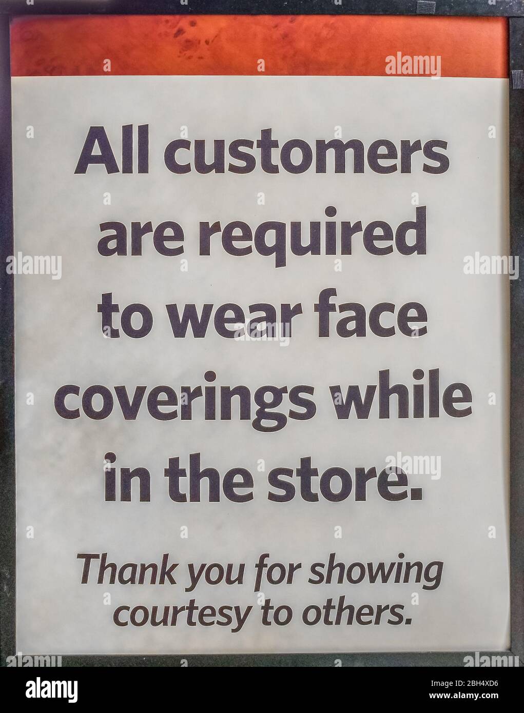 Wear face mask sign hi-res stock photography and images - Alamy