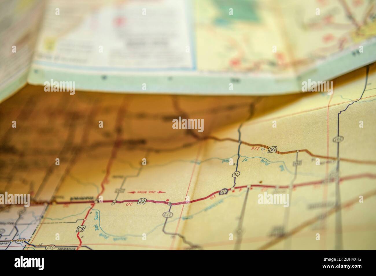Image Of Road Map High Resolution Stock Photography and Images - Alamy