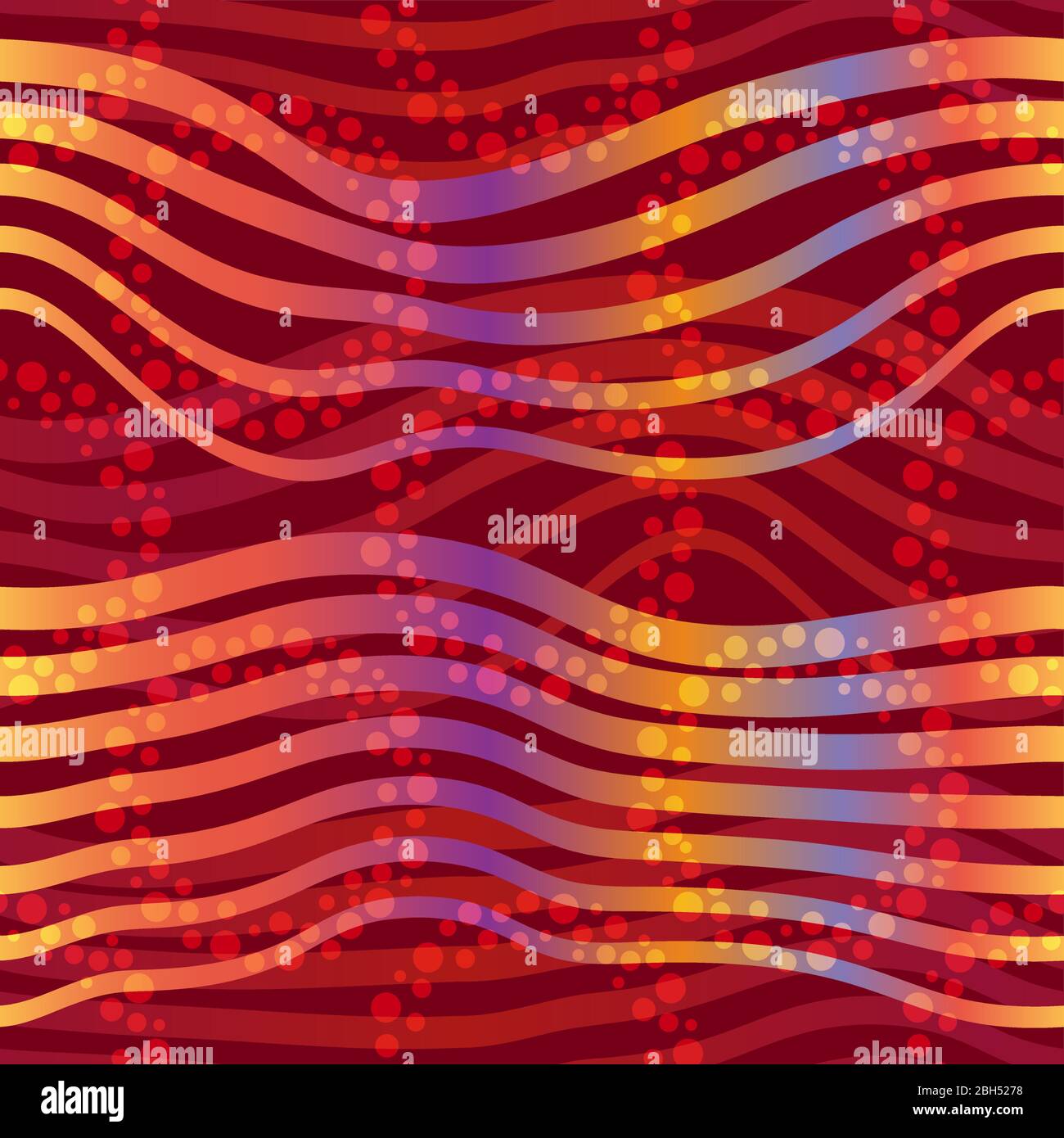 Seamless Abstract Background, Tile Striped Pattern with Rings. Vector Stock Vector